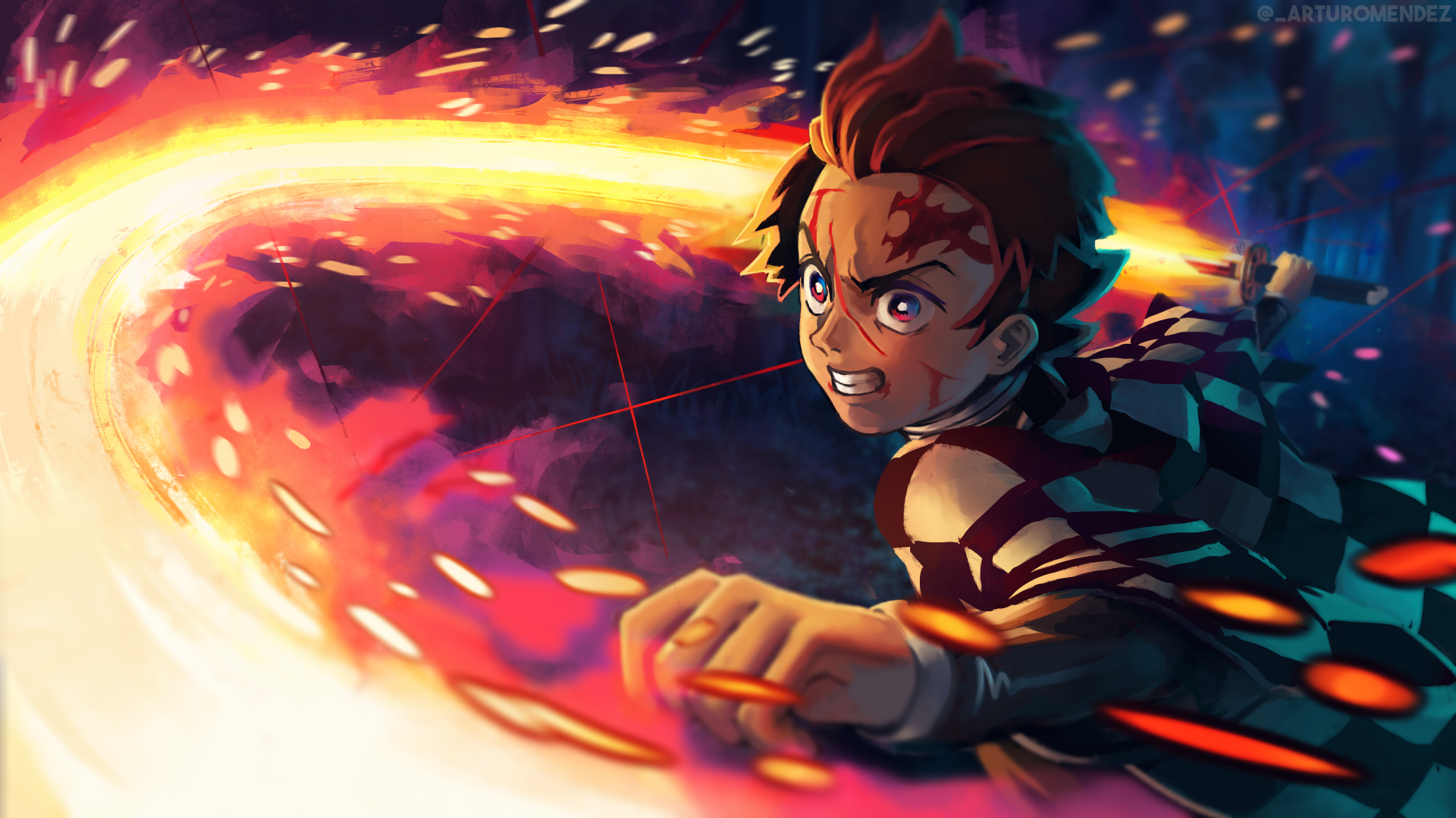 Demon Slayer - Tanjirou Kamado HD wallpaper download