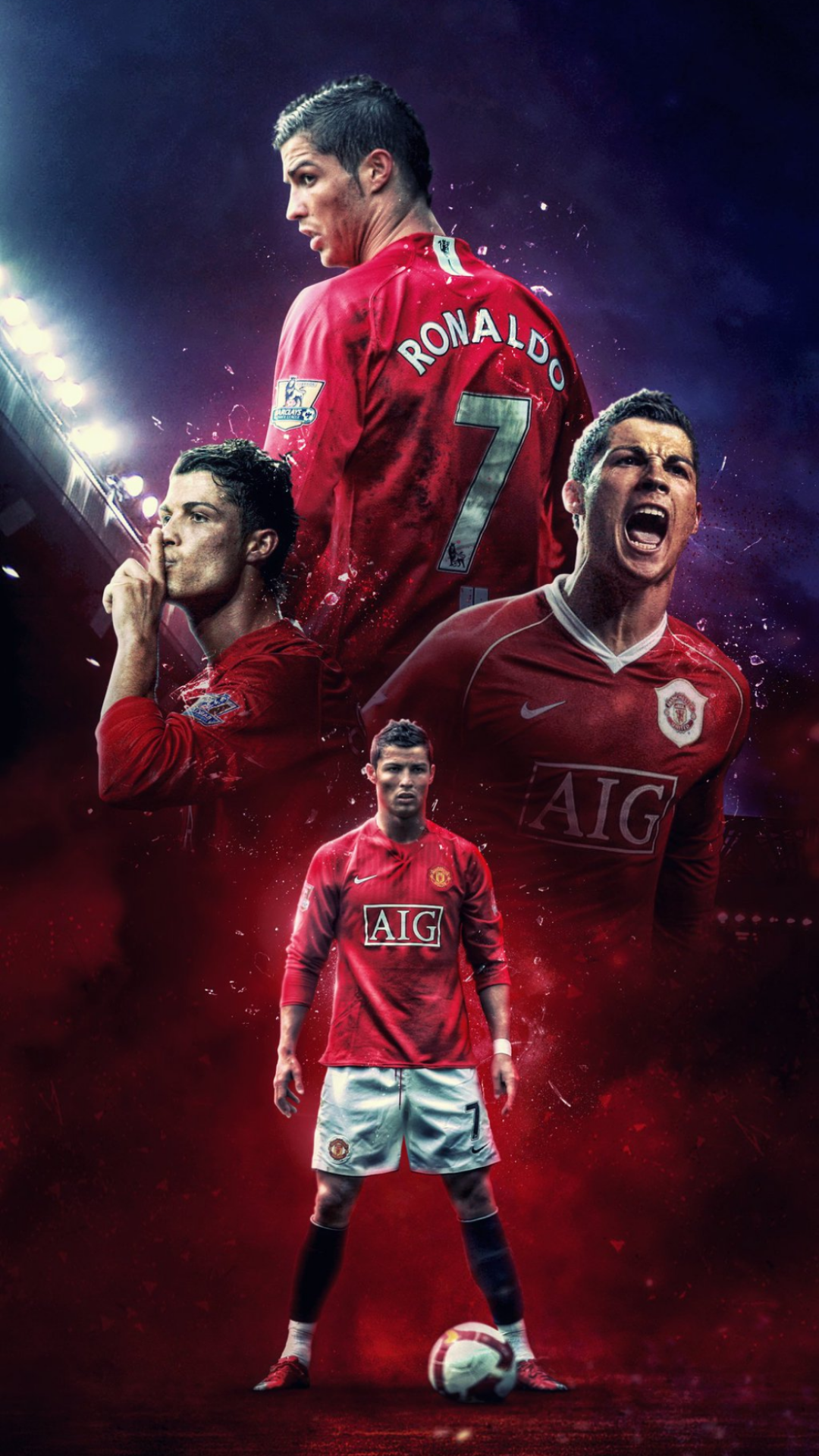 🎨 on X: 4k #wallpaper #Ronaldo #ManUtd  / X