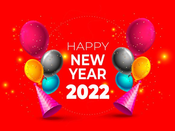 Happy New Year 2022 Desktop Wallpaper