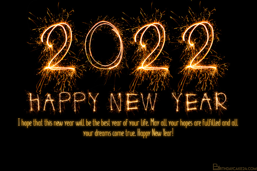 Happy New Year 2022 PC Wallpaper