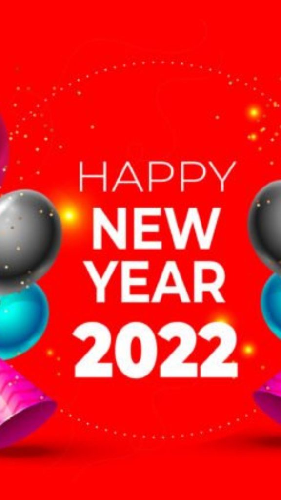 Happy New Year 2022 iPhone Wallpaper