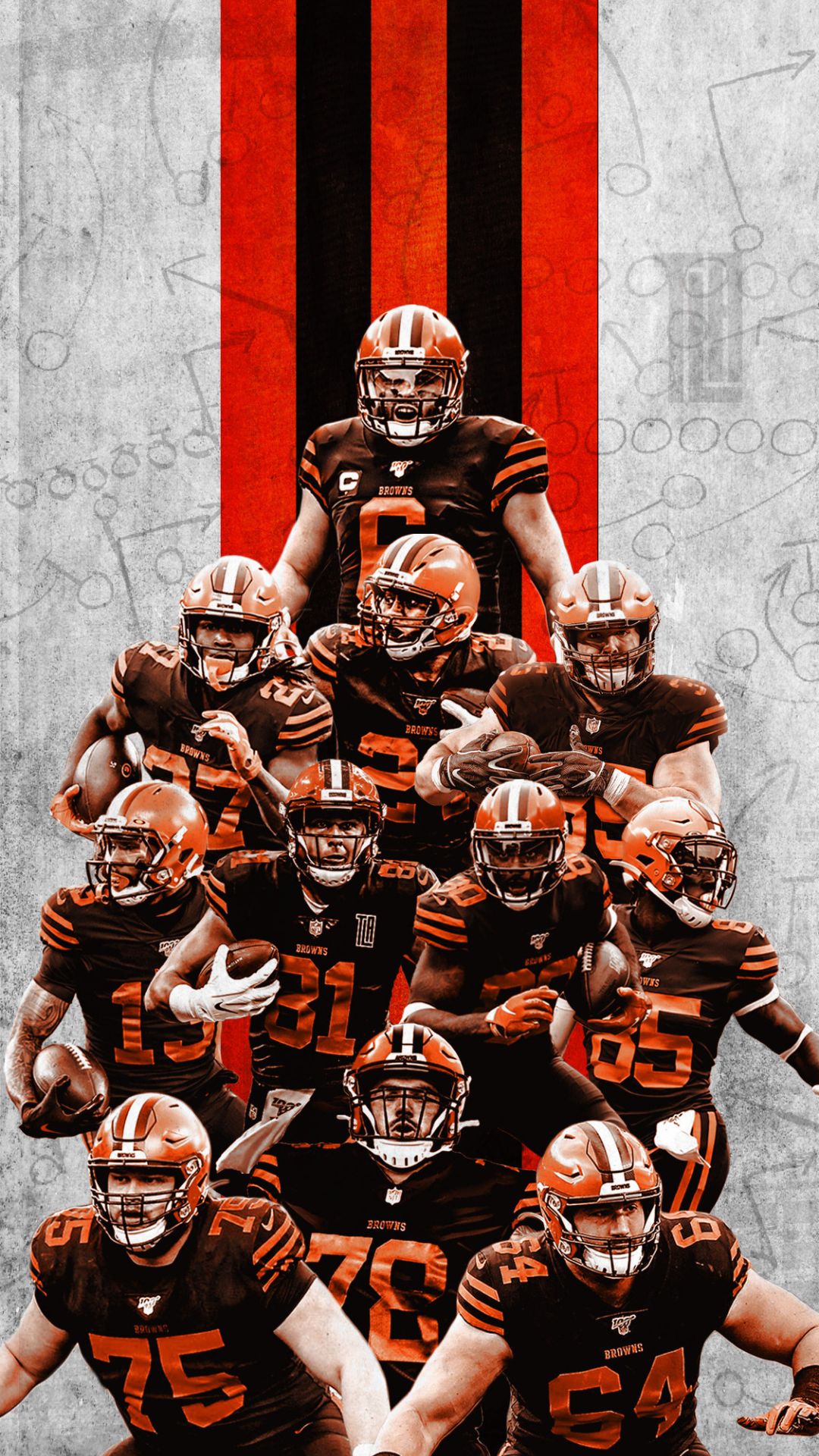 Download Players Of Cleveland Browns Wallpaper