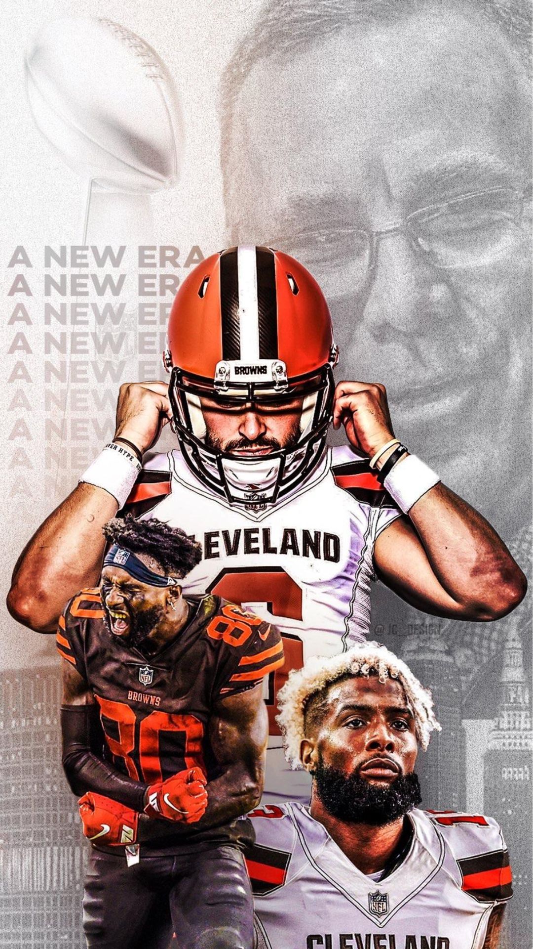 Download Cleveland Browns Teamwork Wallpaper