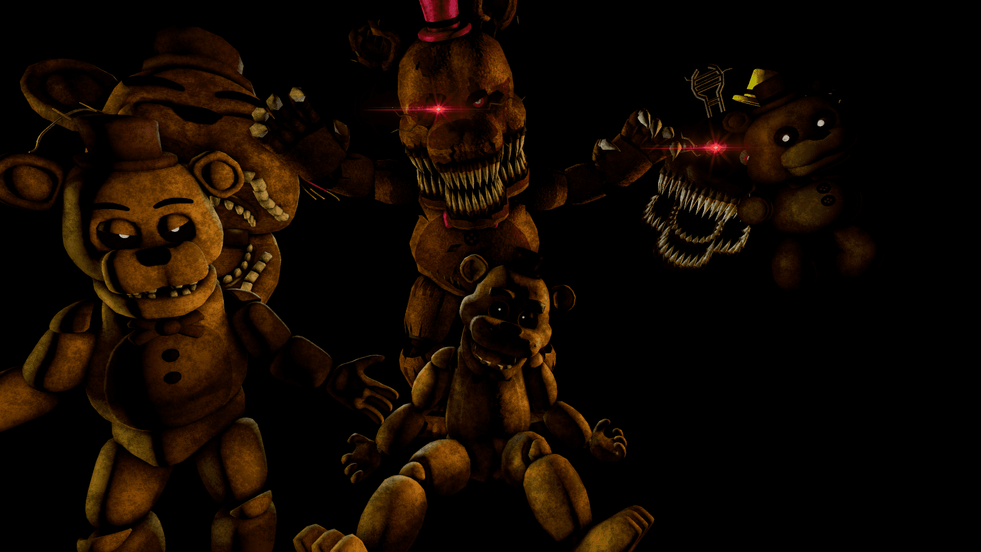 Glamrock Freddy Computer Wallpaper