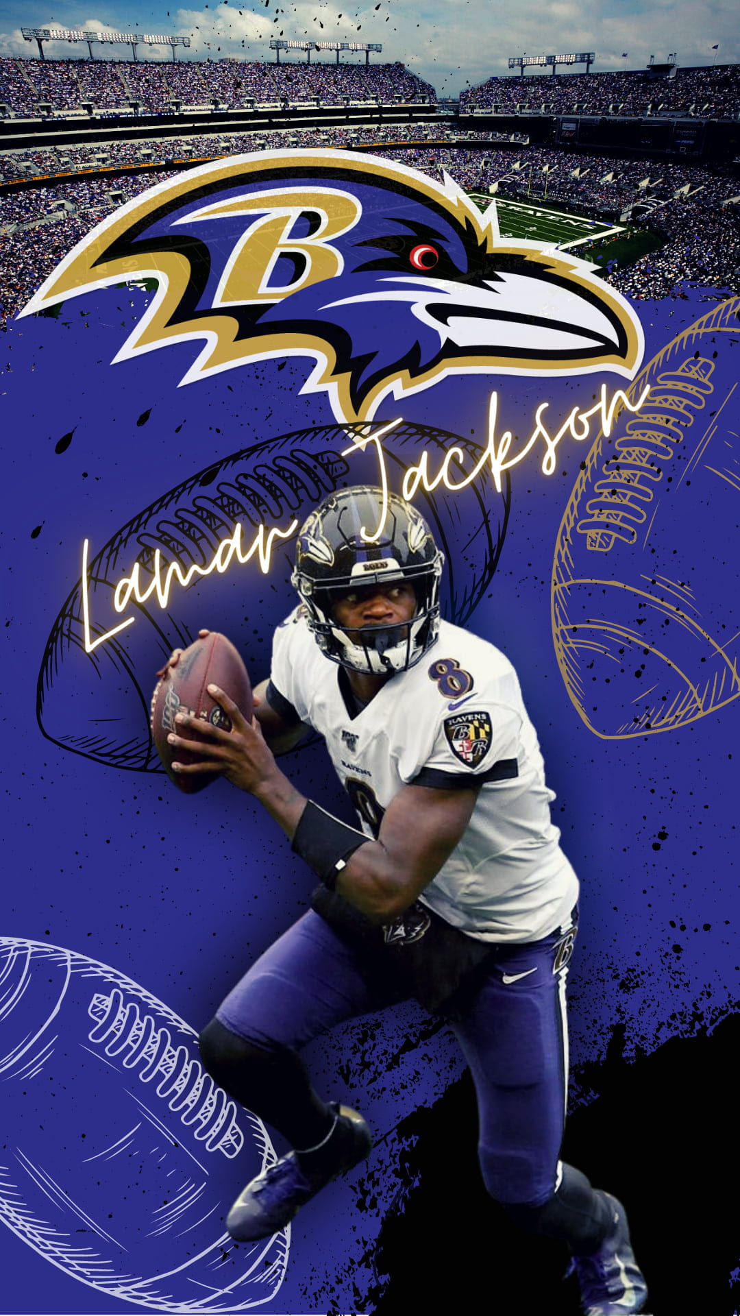 Lamar Jackson Wallpapers - Top 35 Best Lamar Jackson Backgrounds