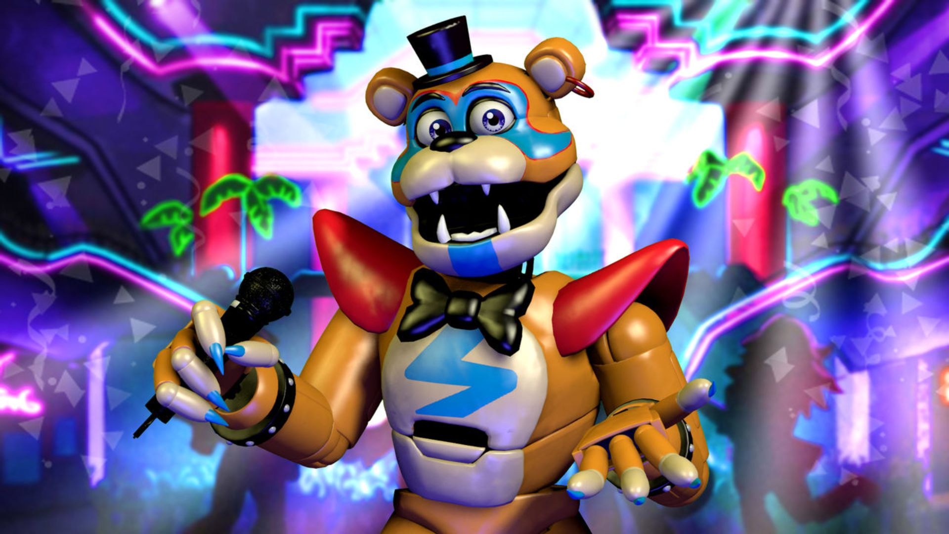 Wallpaper Glamrock Freddy