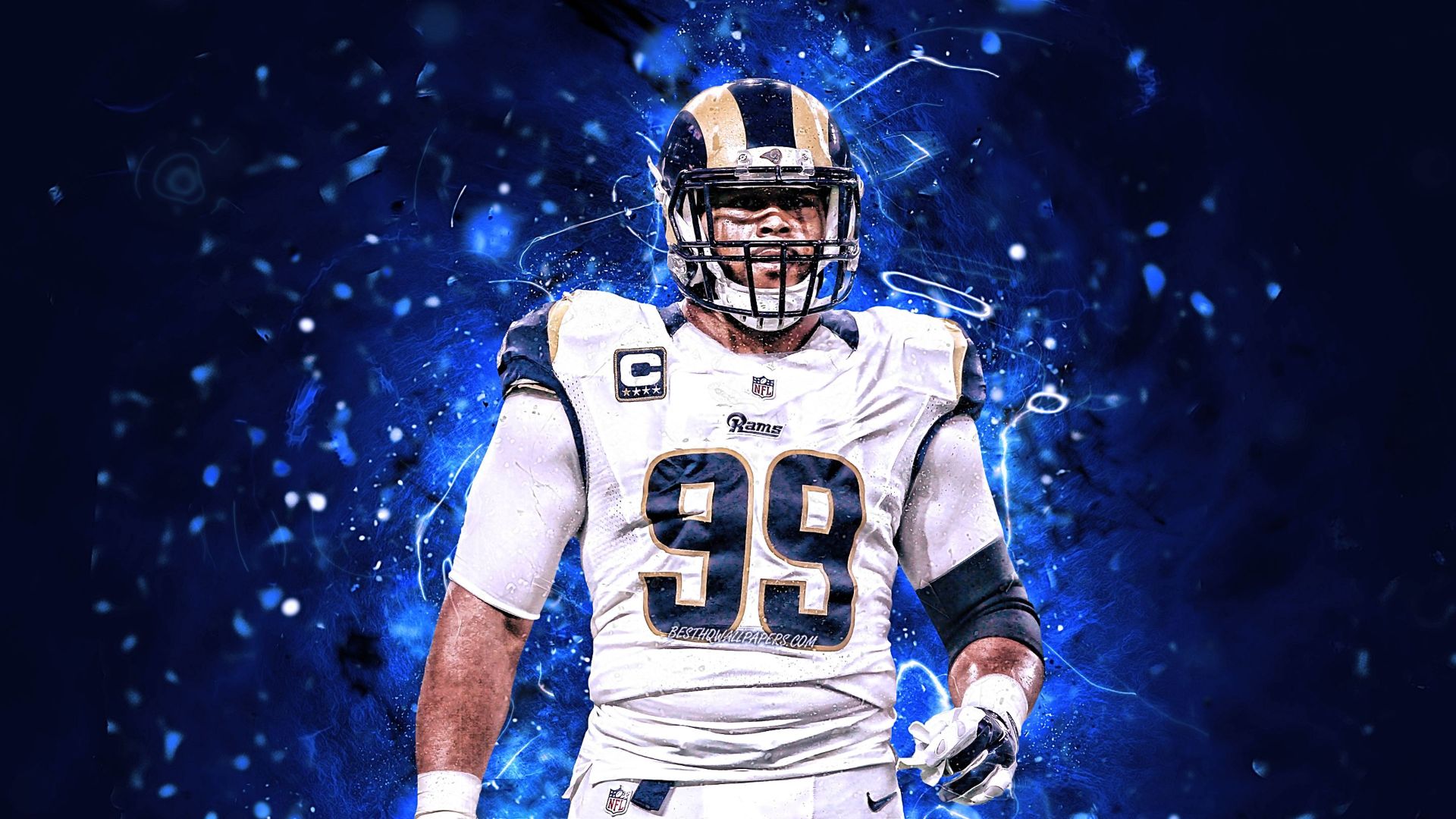 Download NFL Super Bowl Aaron Donald Wallpaper