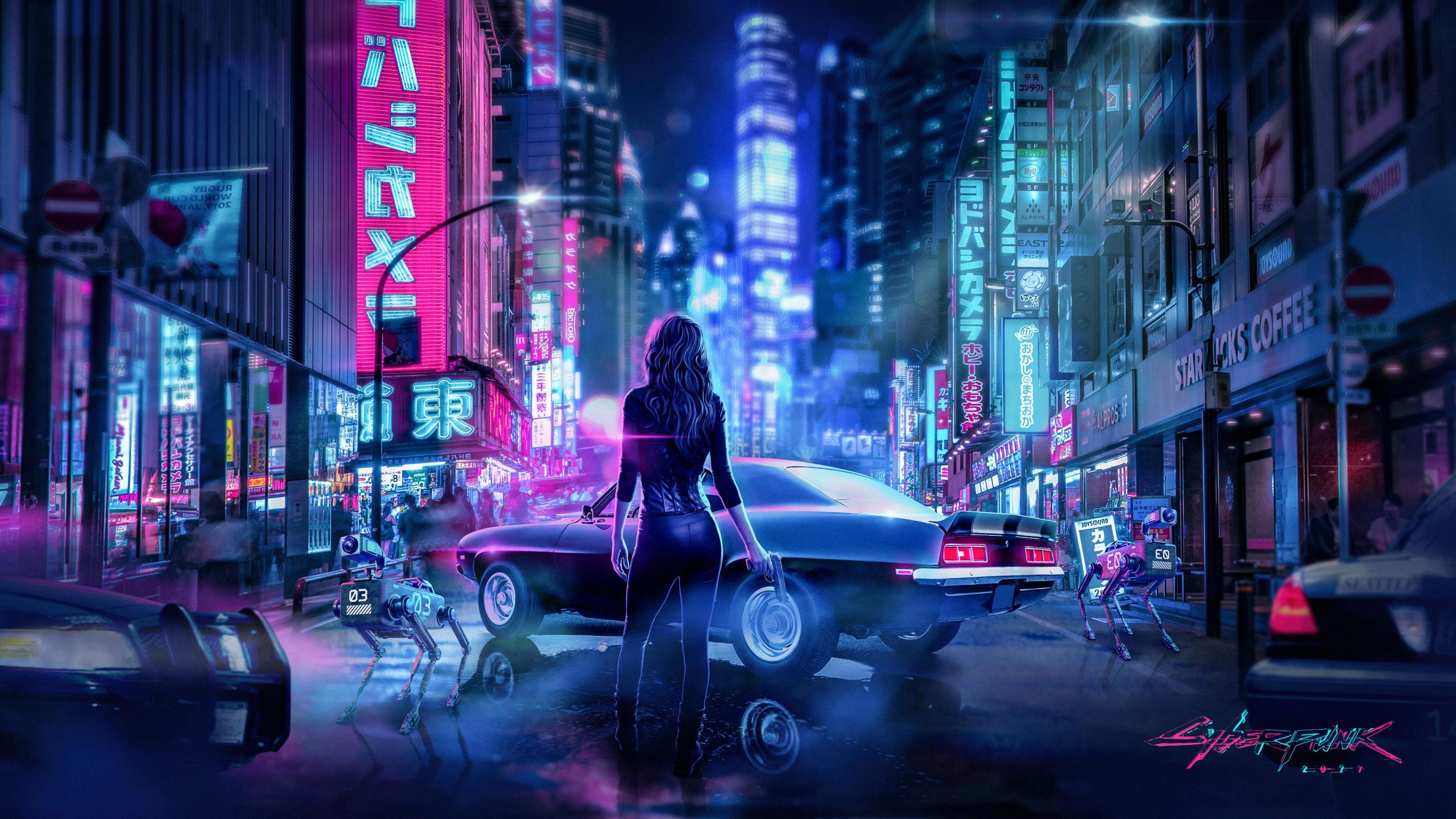 Cyberpunk , Cyberpunk Laptop HD wallpaper