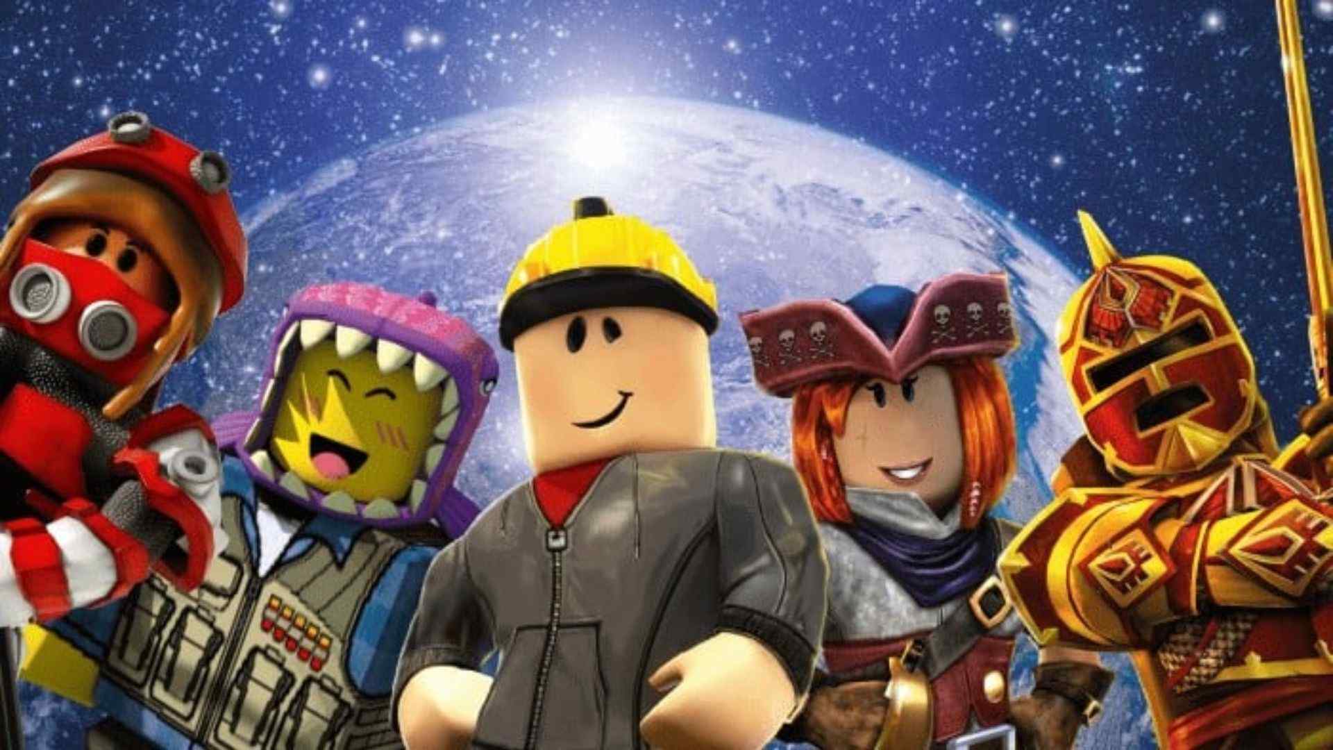 Download Three Game Characters Roblox 4K Wallpaper