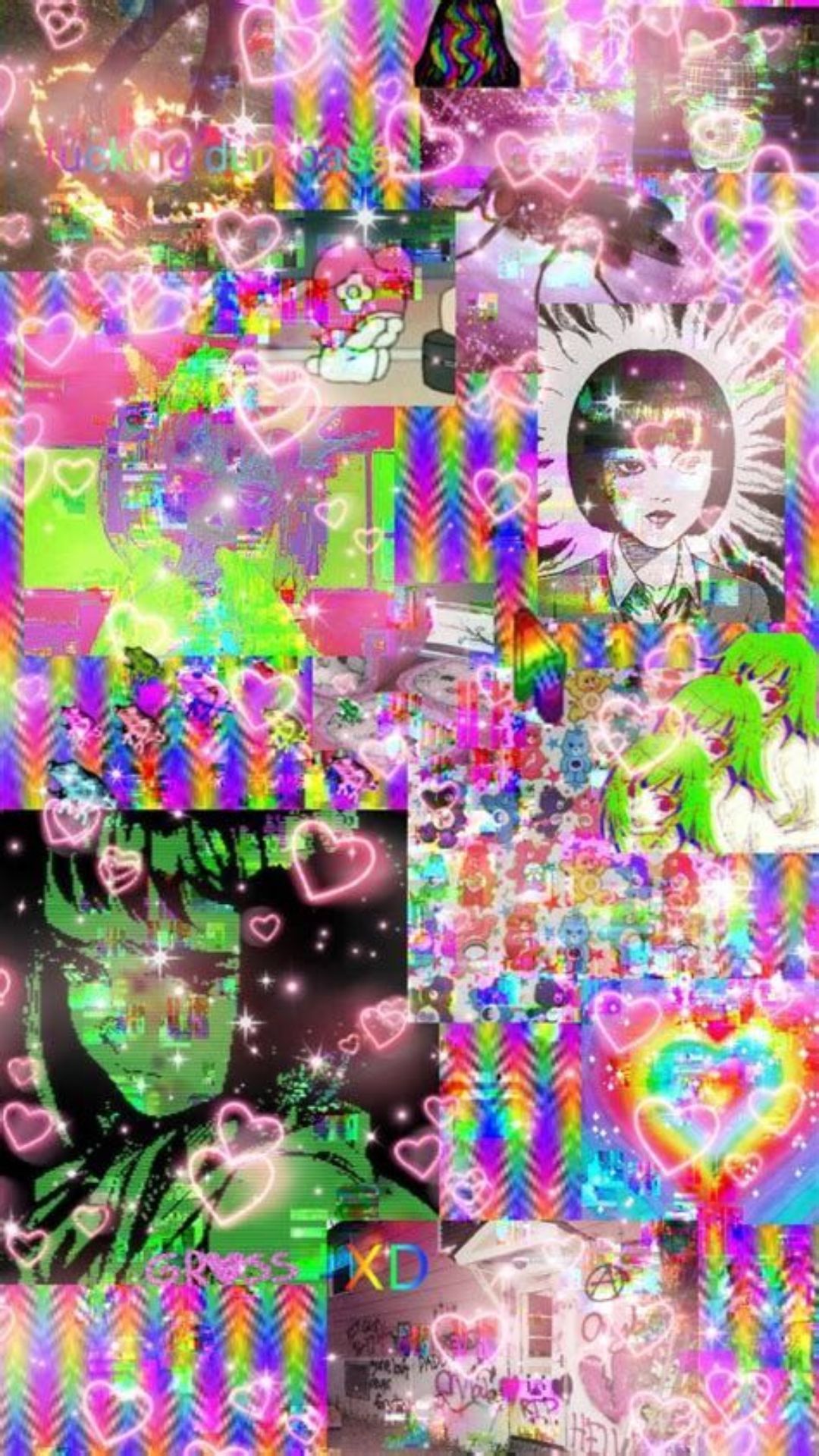 weirdcore👁️🍄🌈 in 2023  Pretty wallpapers, Dope wallpapers