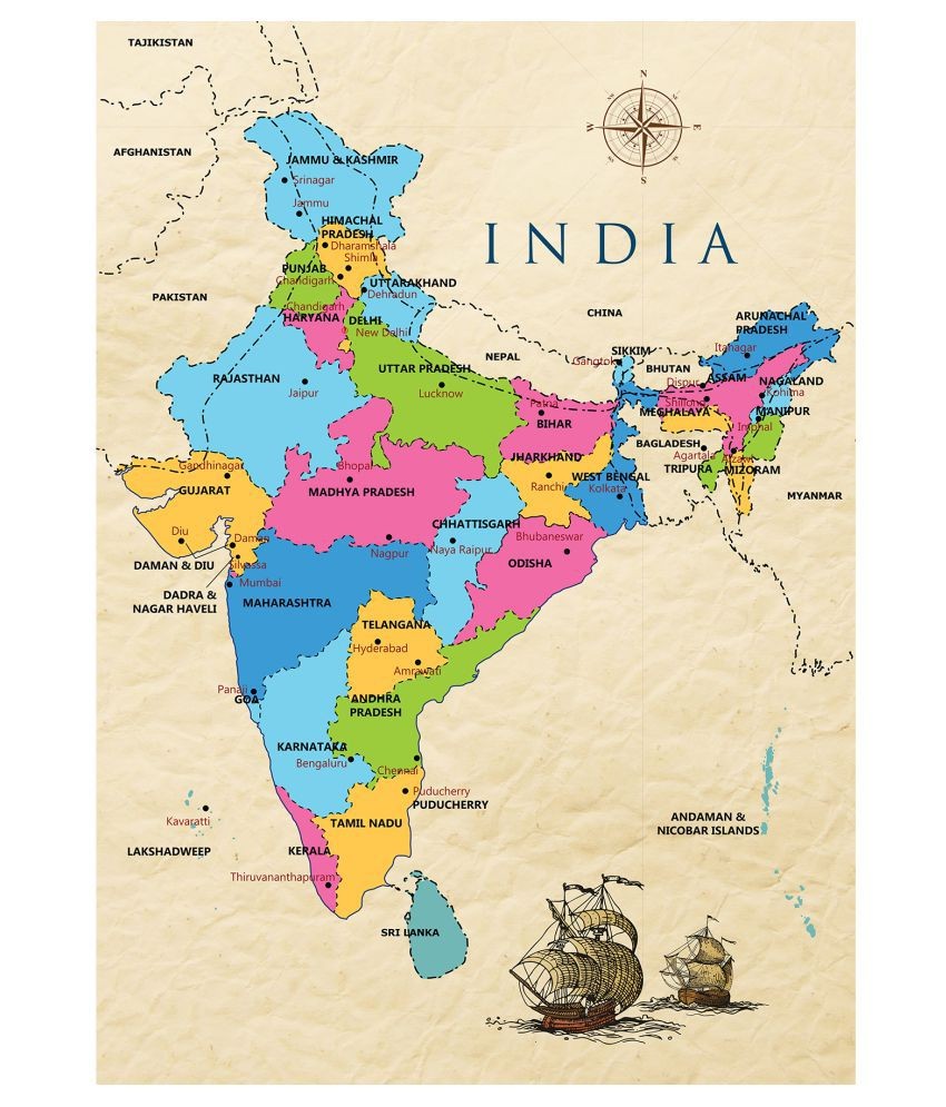 Free Download Hd Wallpaper India Map Image India Map, 58% OFF