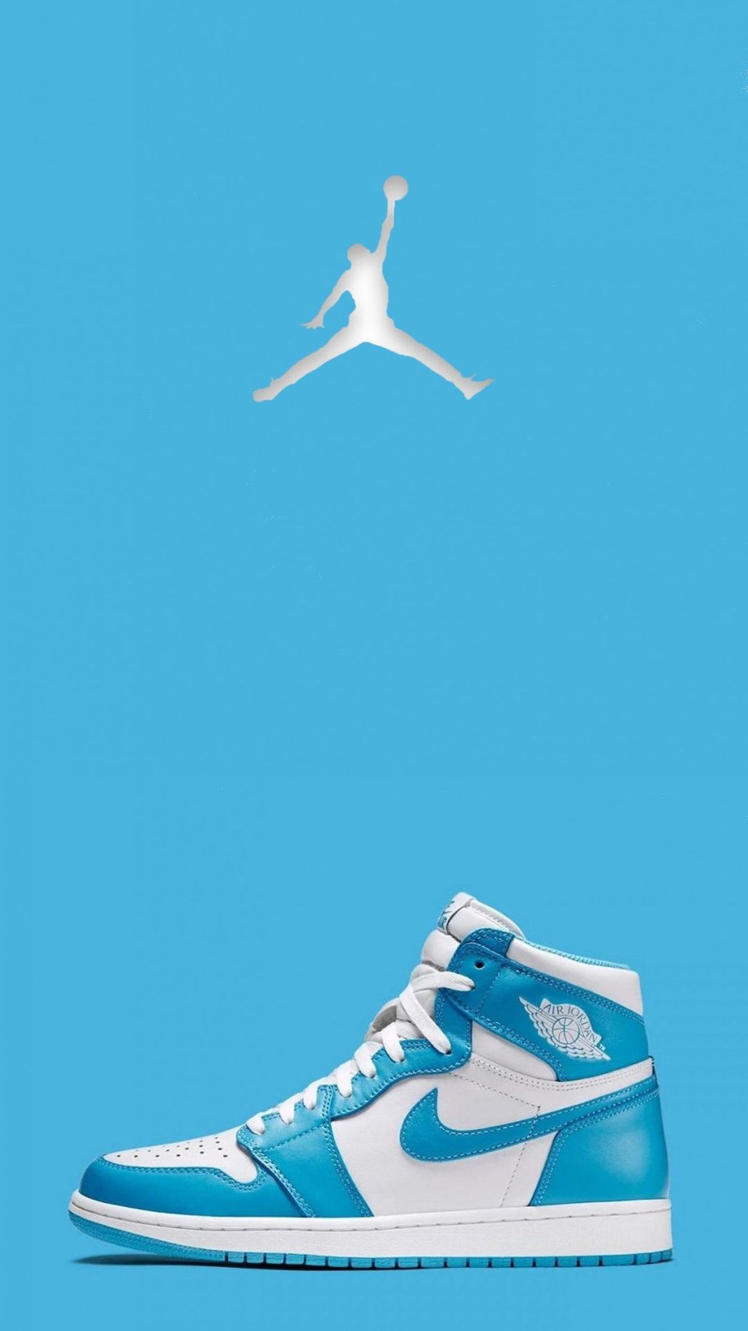 blue off white jordan 1 wallpaper