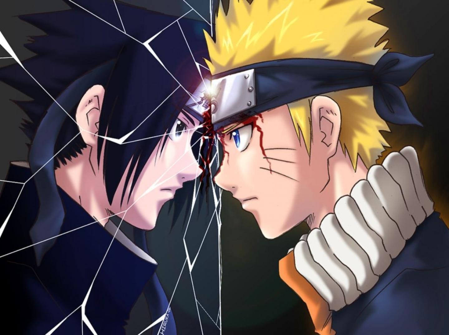 Naruto and Sasuke Background Images