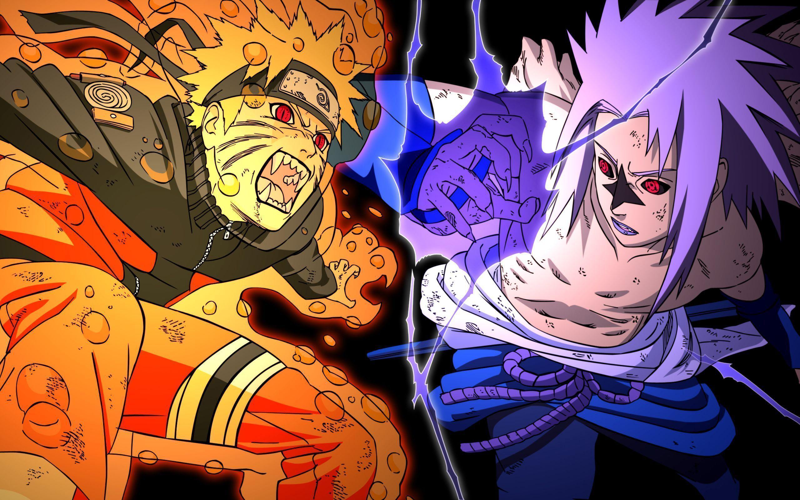Naruto and Sasuke Background Pictures