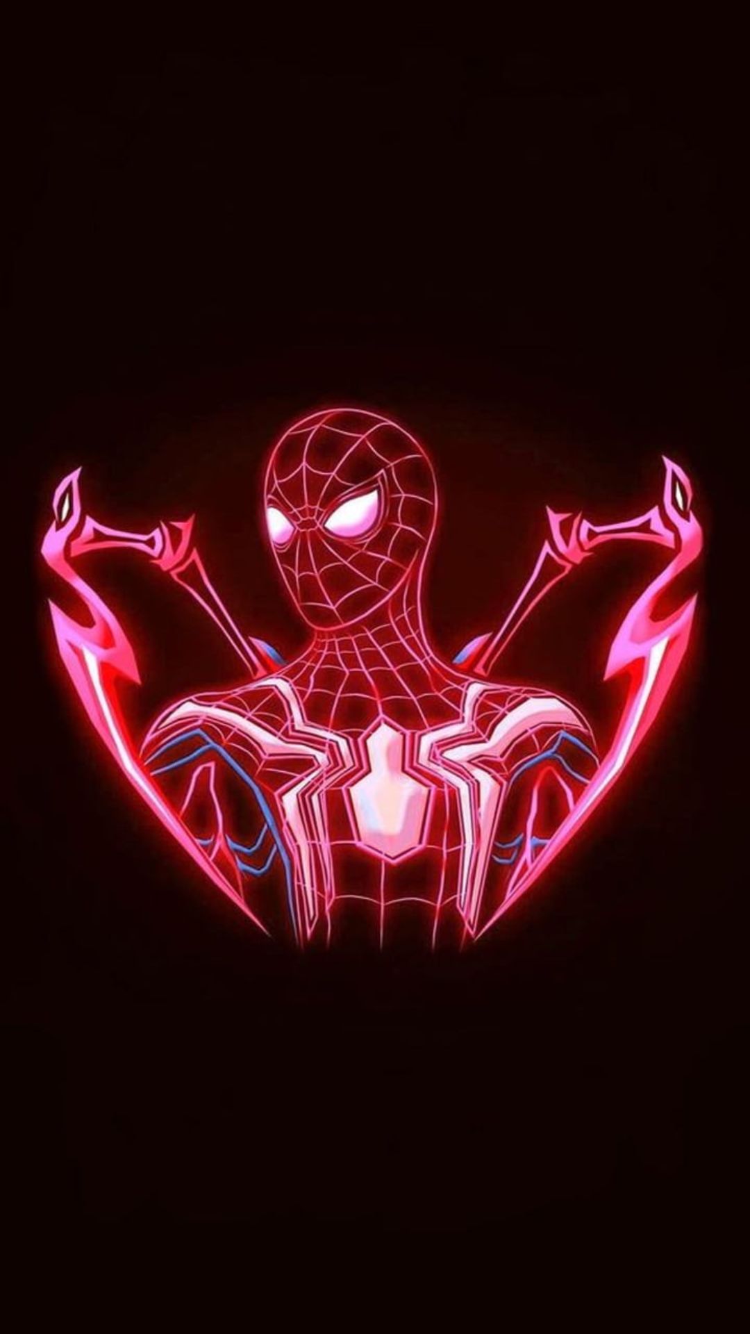 Neon Spider Man Android Wallpaper
