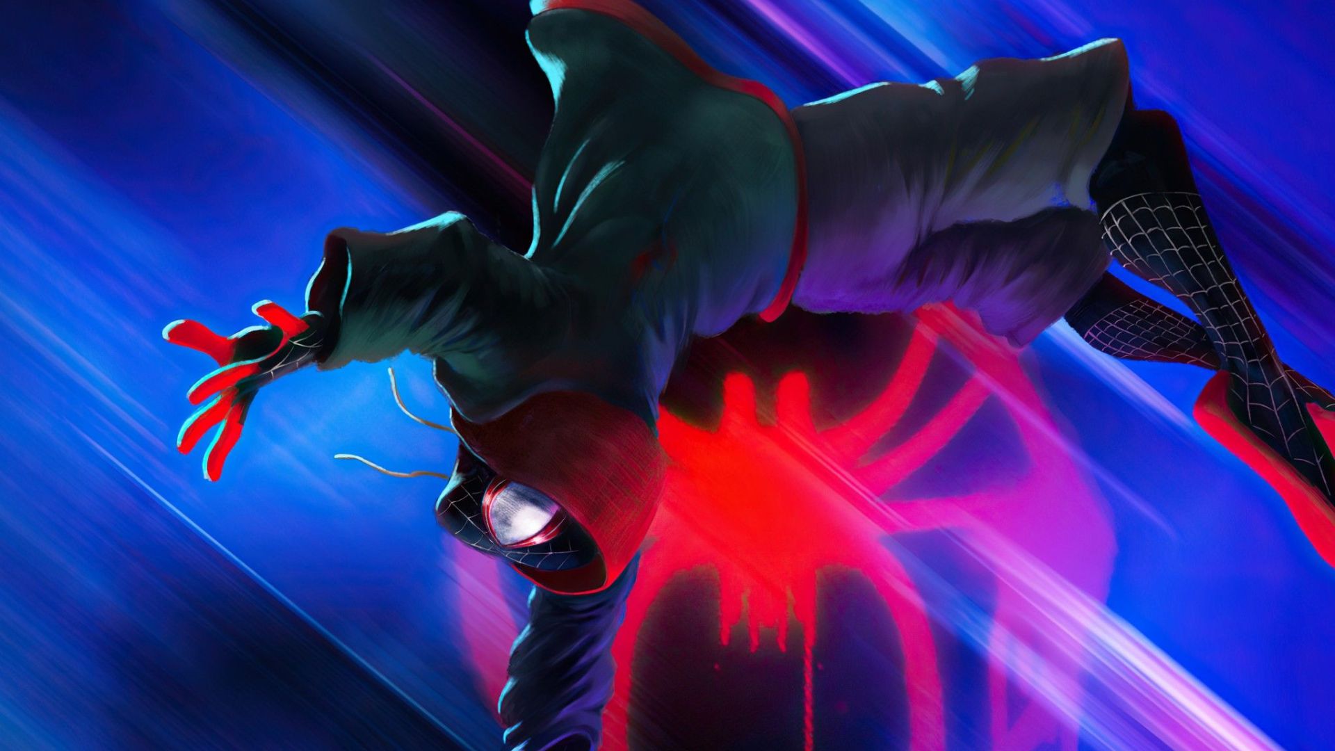 Neon Spider Man Backgrounds PC