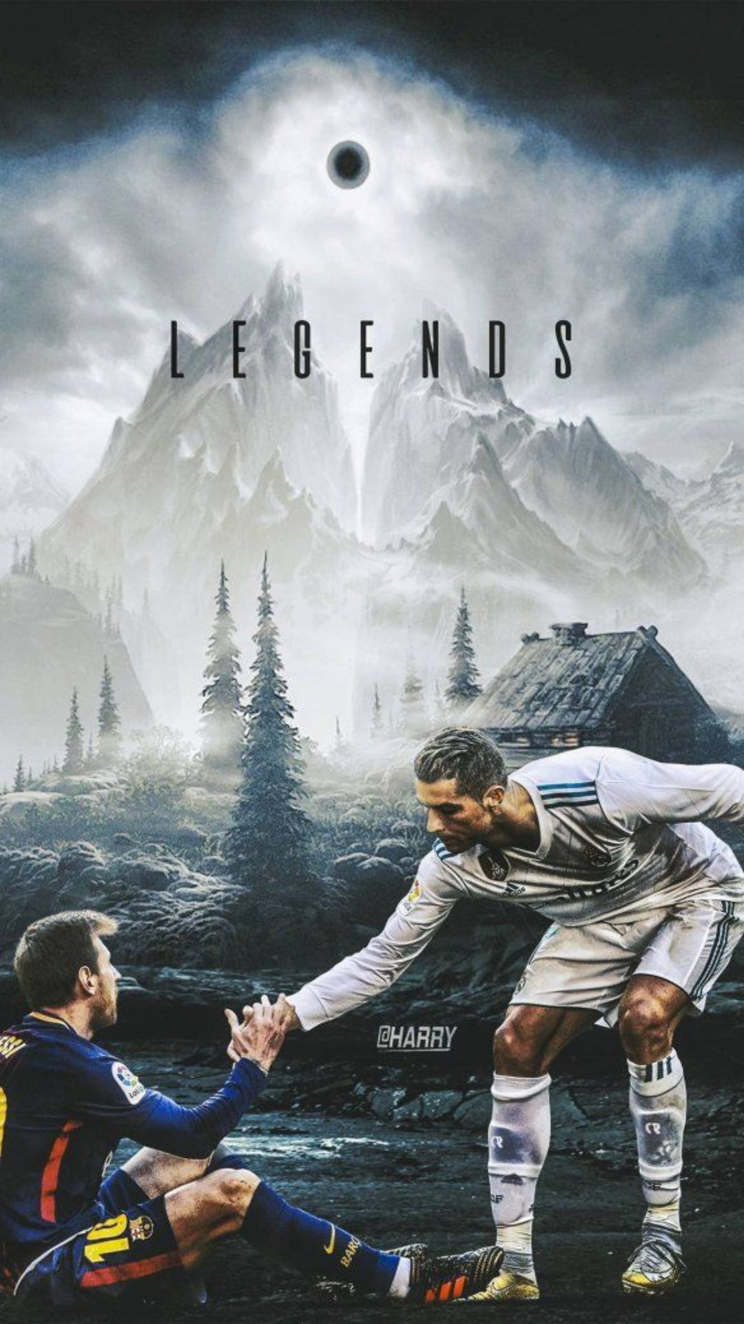 Ronaldo and Messi Background