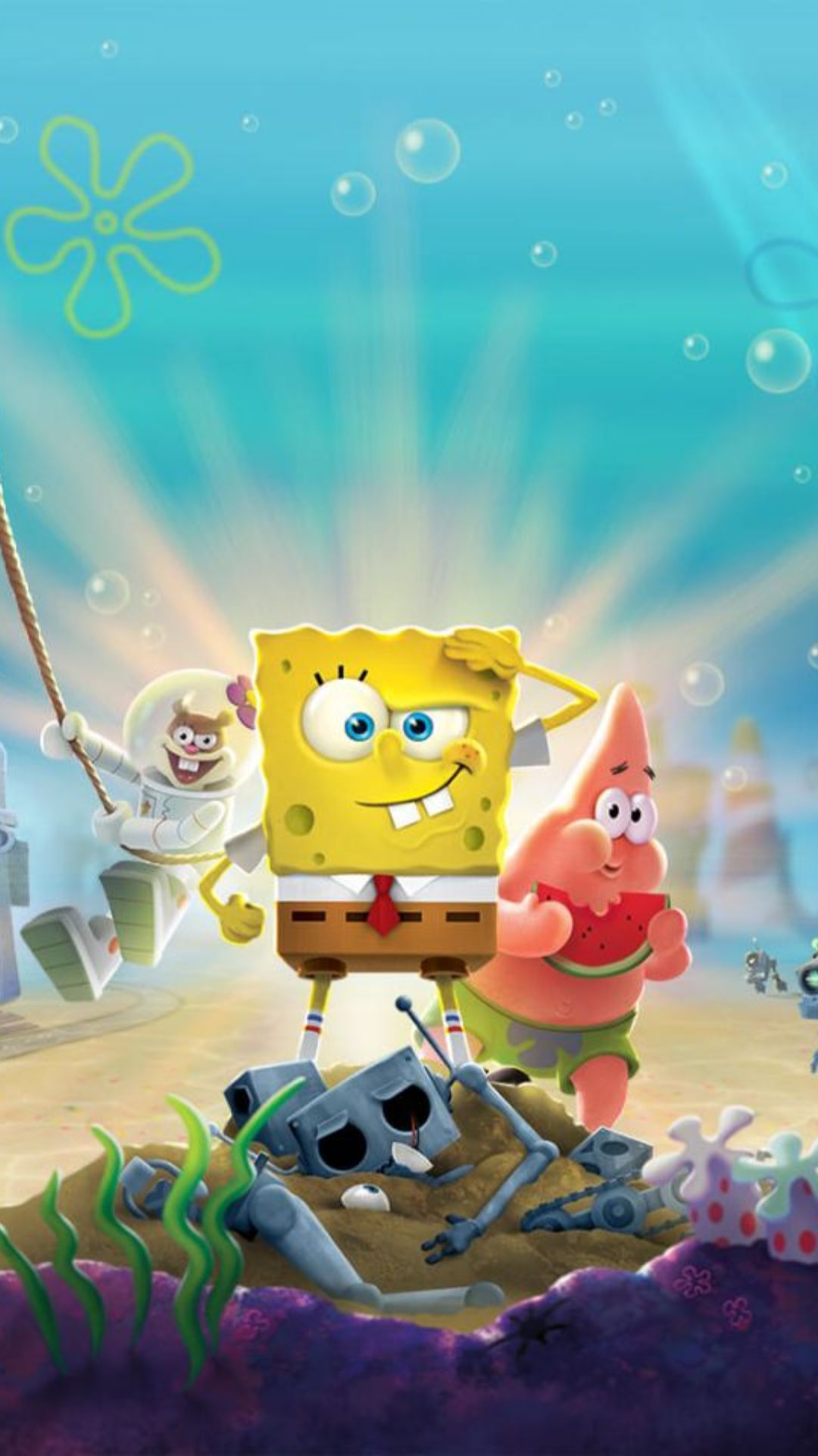 Spongebob And Patrick Android Wallpaper