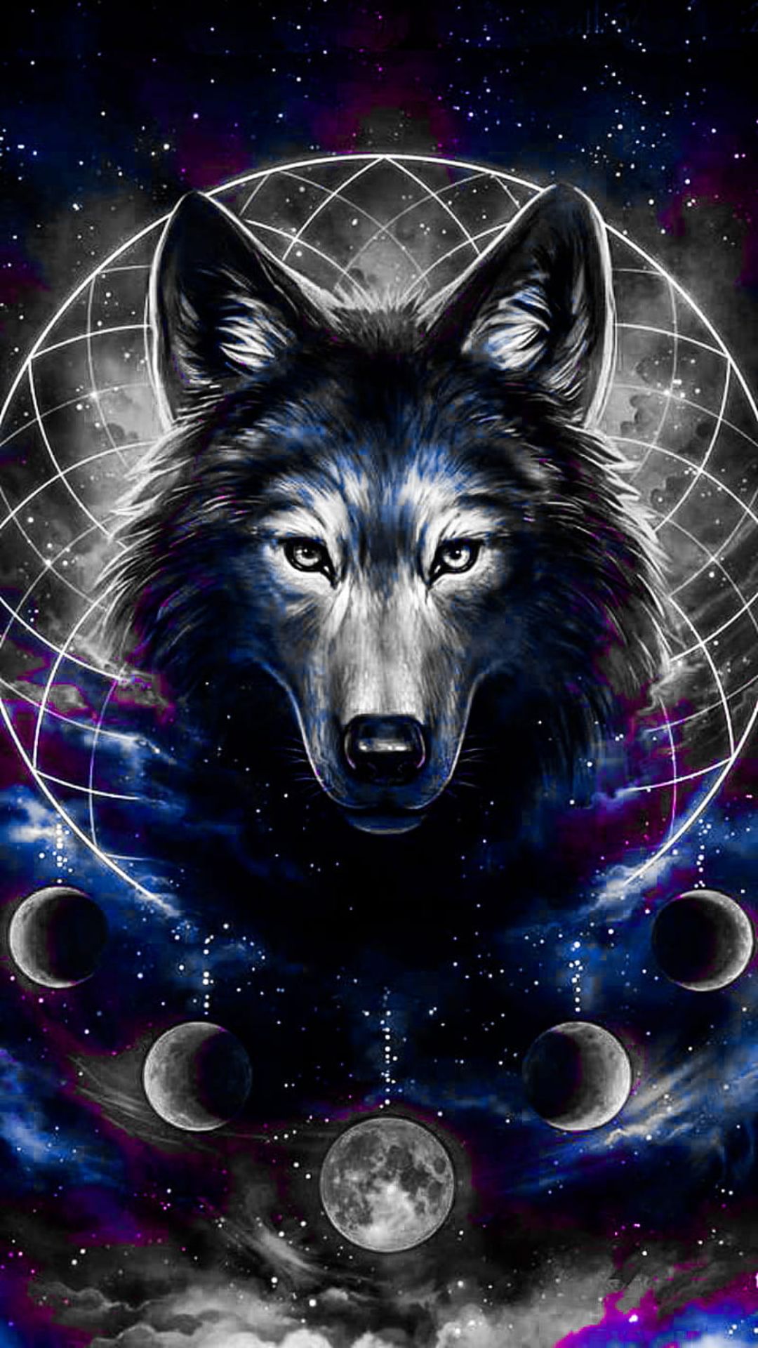 Black Wolf Mobile Wallpaper