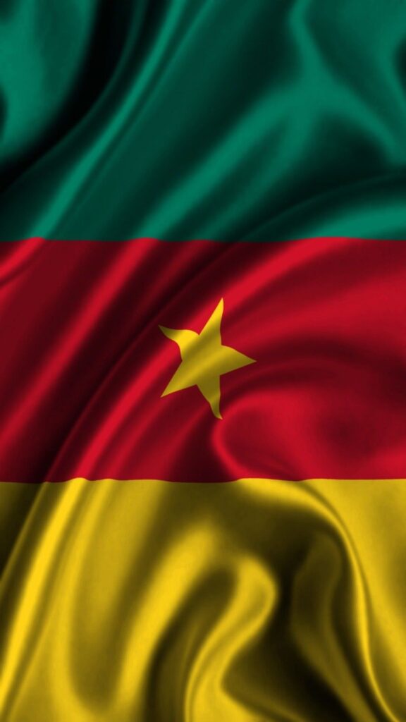 Cameroon Flag iPhone Wallpaper