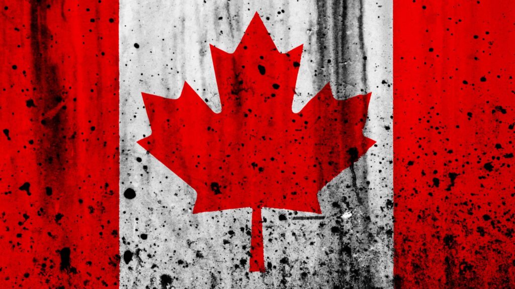 Canada Flag Wallpaper 8k