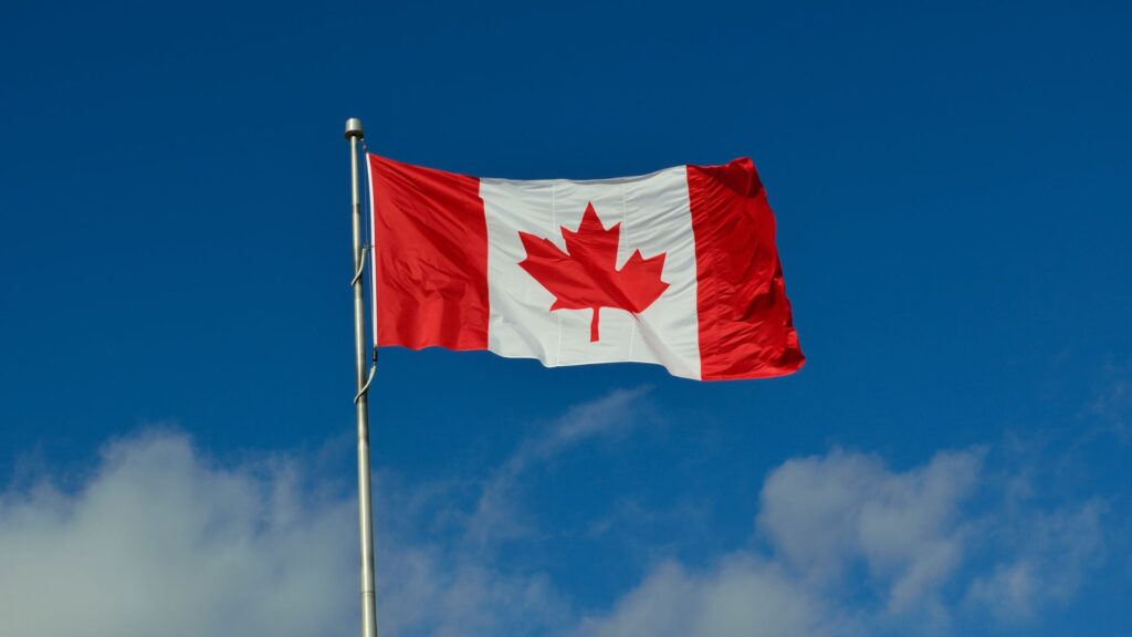 Canada Flag iMac Wallpaper