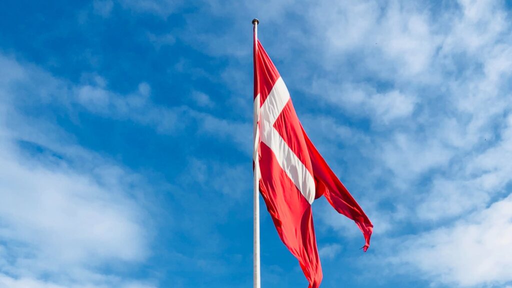 Denmark Flag Backgrounds Laptop