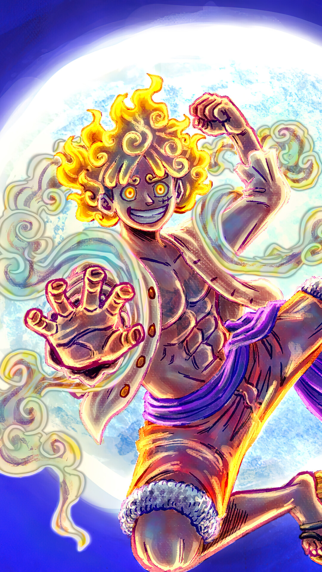 Monekey D Luffy gear 5 wallpaper hd mobile : r/open_wallpapers