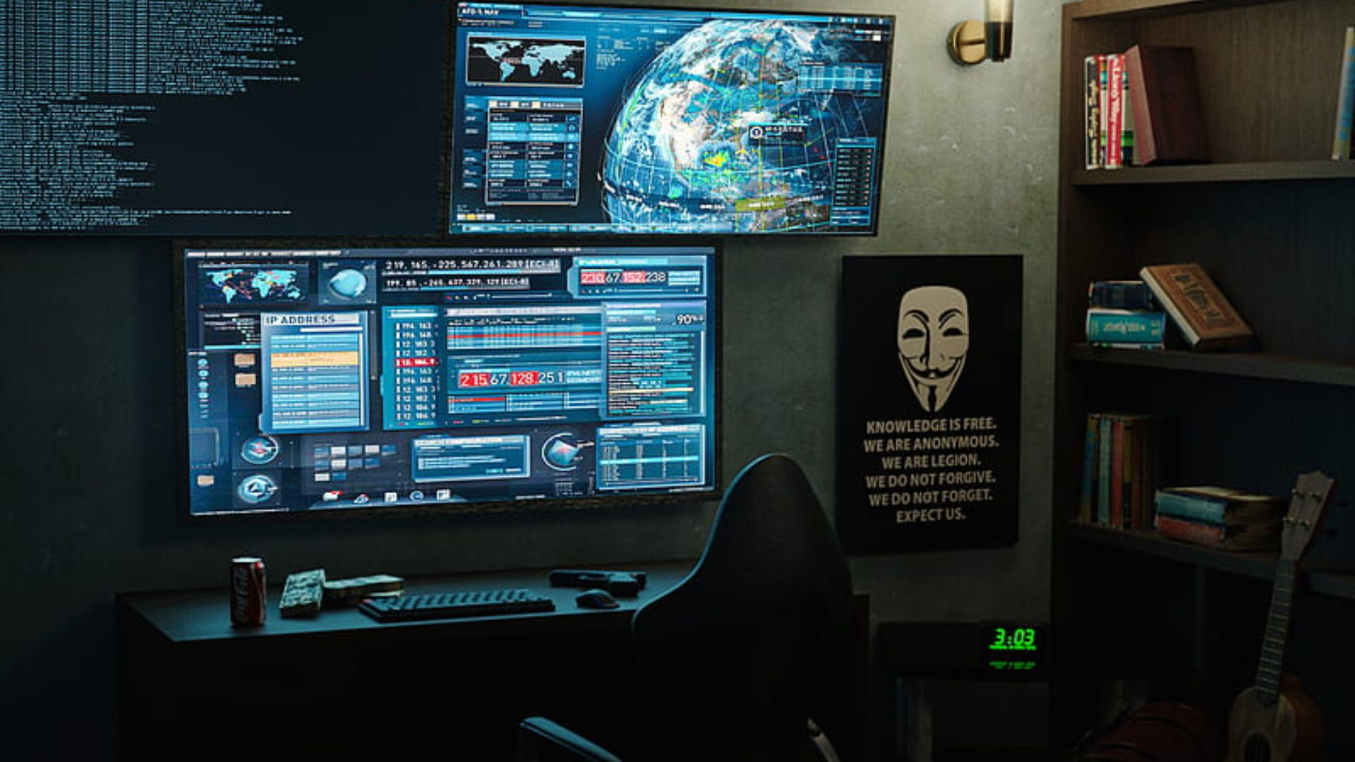 Hacker Room Backgrounds Laptop