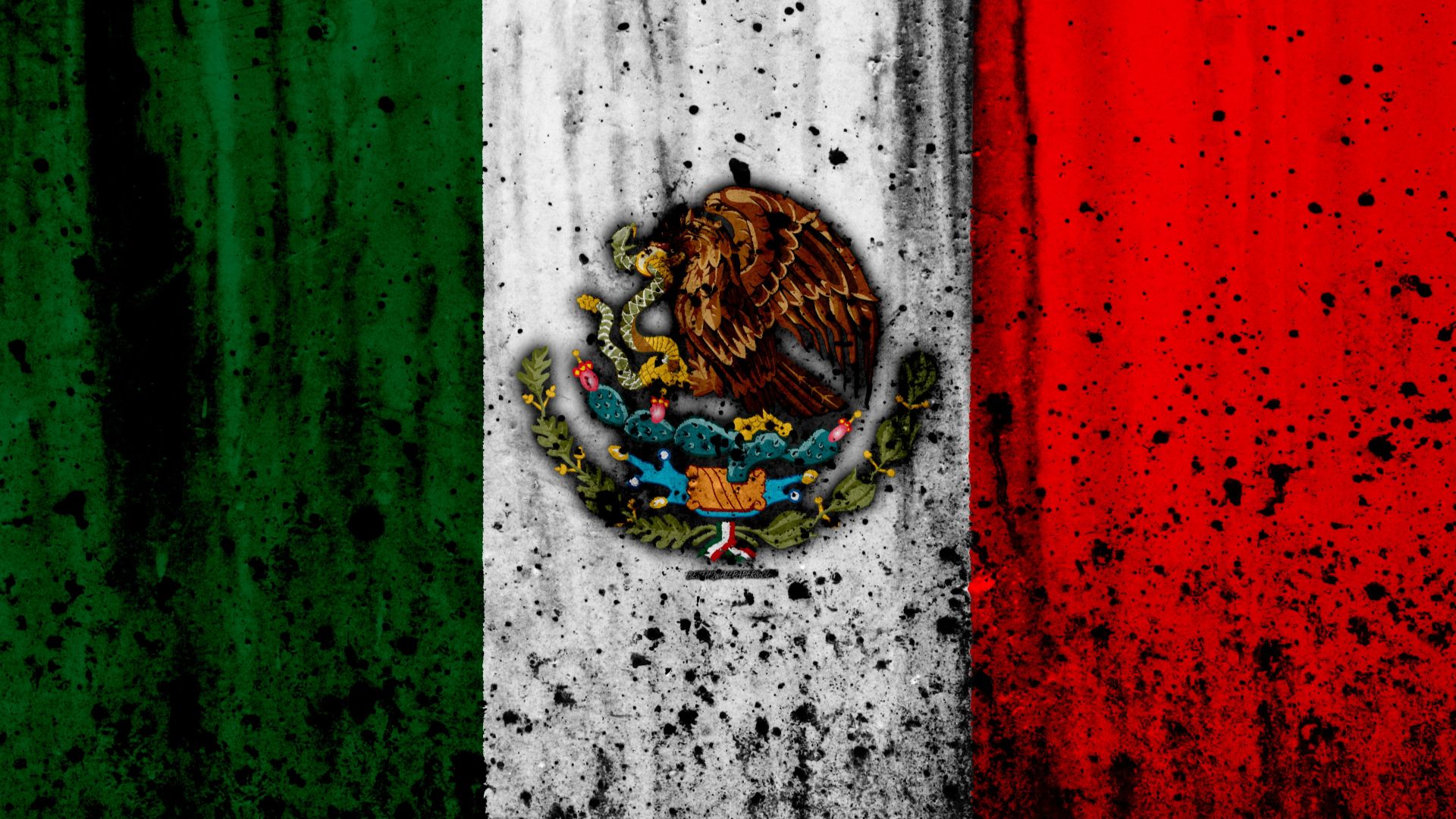 Mexico Flag Wallpaper 1920x1080 1