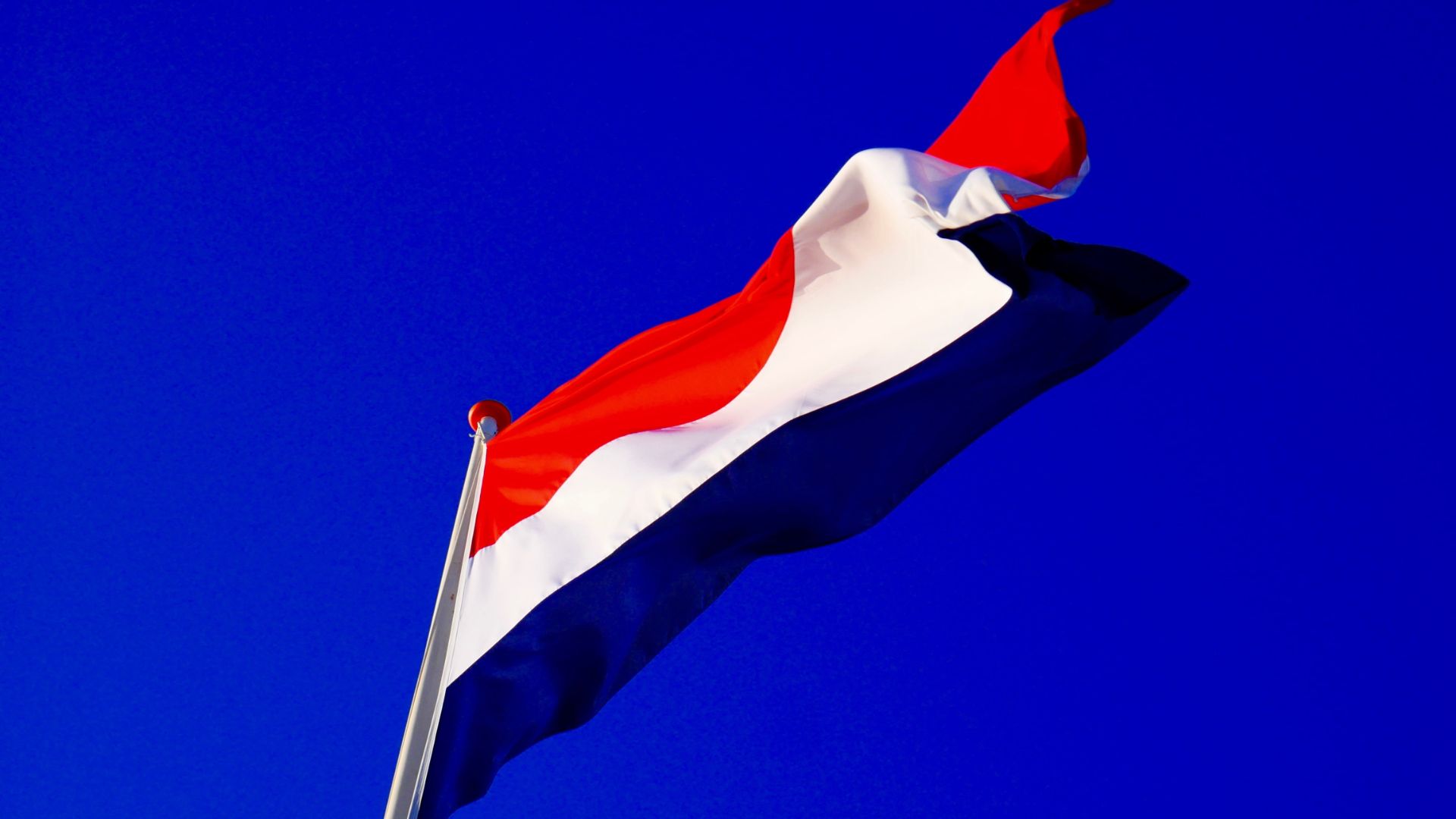 Netherlands Flag Wallpaper 8k