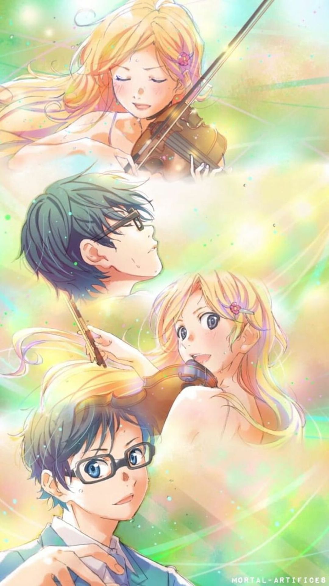 Your Lie in April Phone Wallpaper