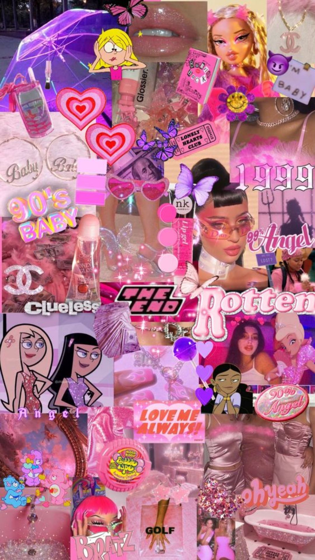 aesthetic y2k laptop wallpaper💖  Pretty wallpaper iphone, Y2k wallpaper,  Laptop wallpaper