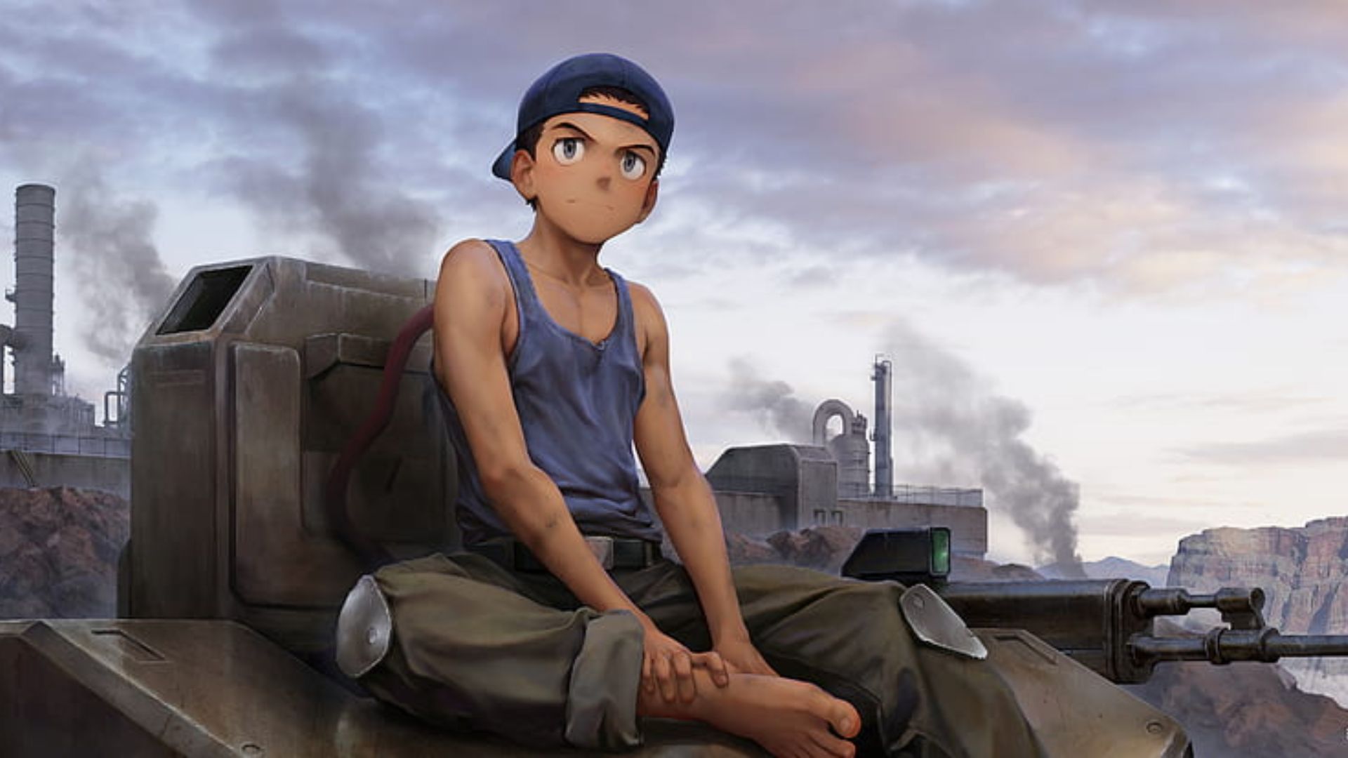 Boy With Cap Background Pictures