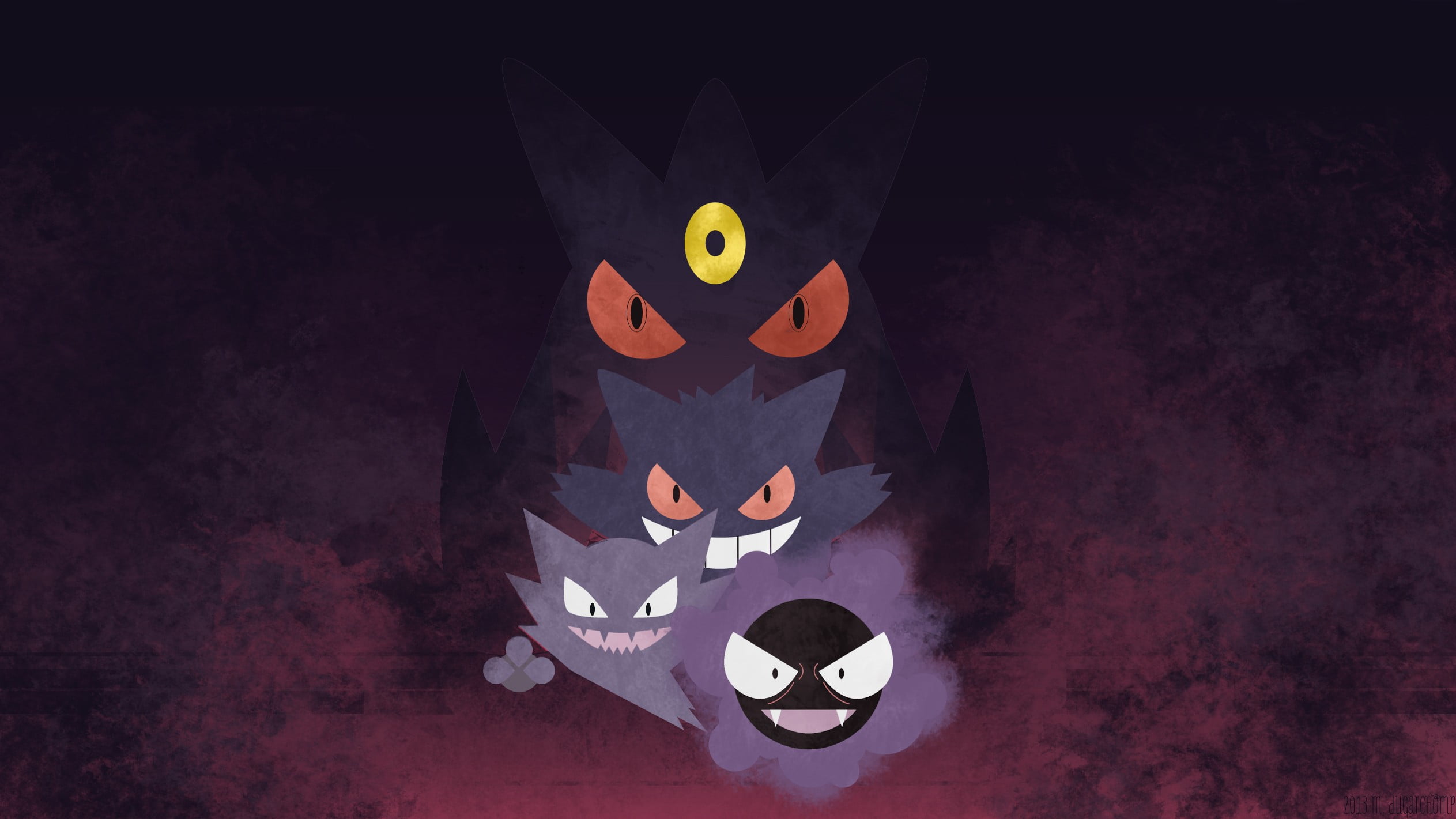 Gengar HD Wallpaper Free Download For Desktop