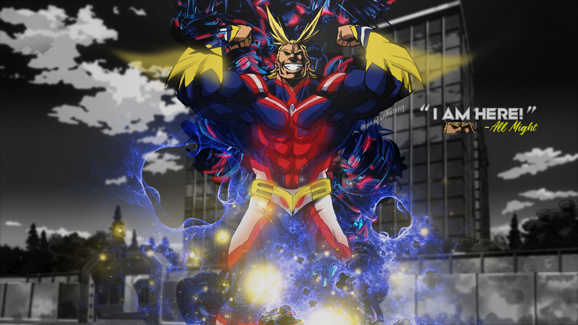 All Might Laptop Wallpaper