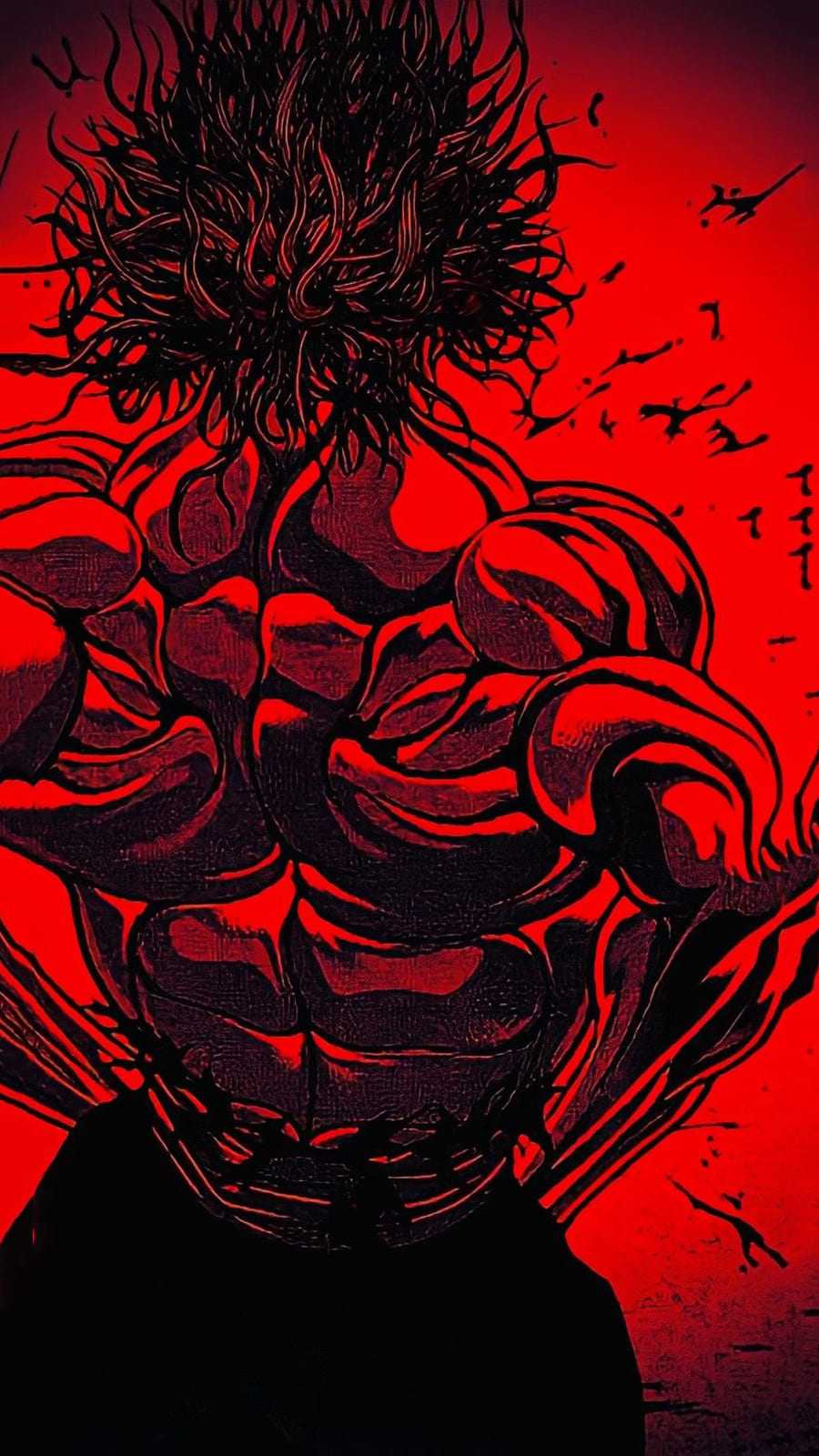 Yujiro Hanma, anime, baki anime, HD phone wallpaper