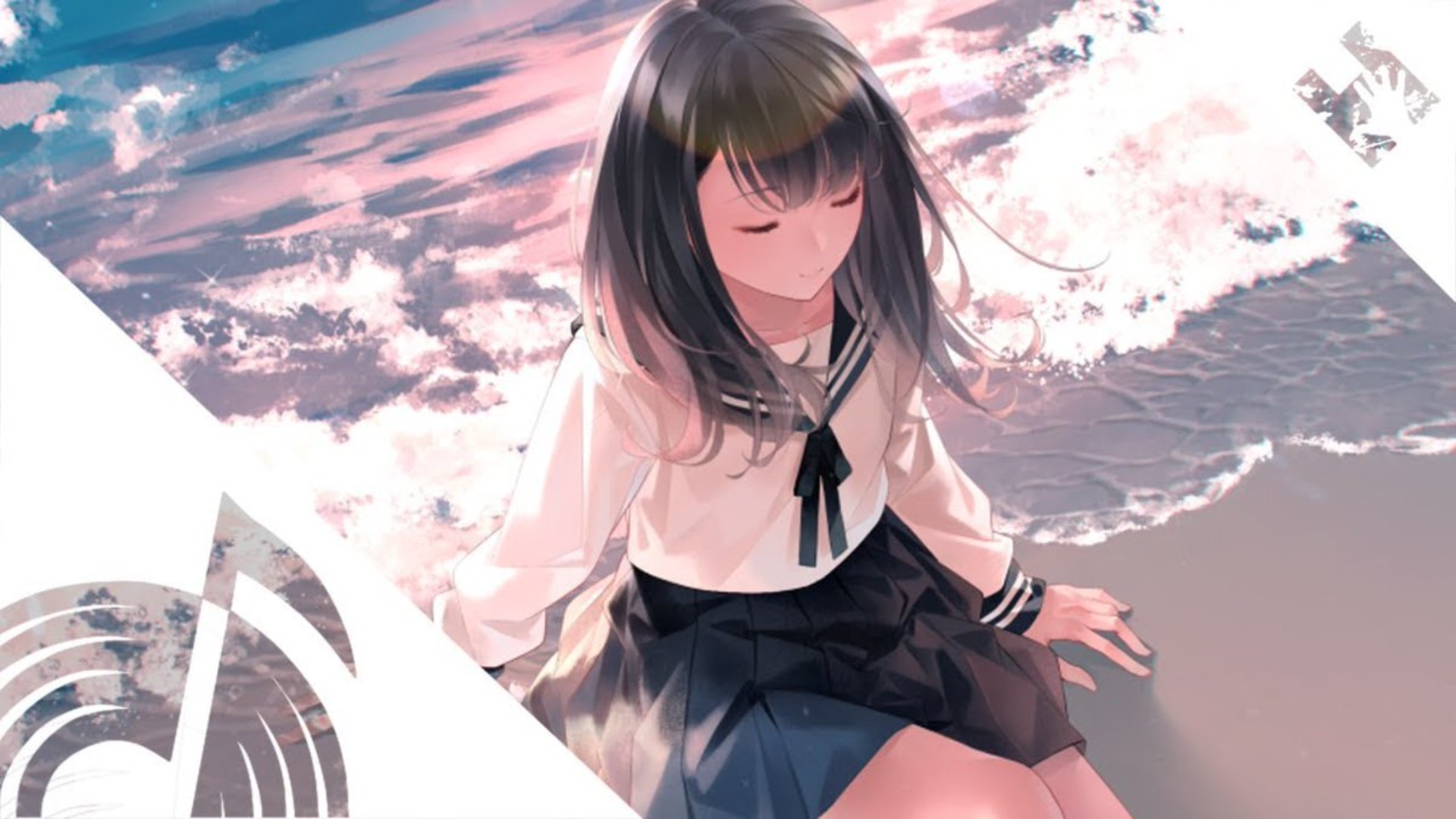 Anime Girl School Uniform Background Images