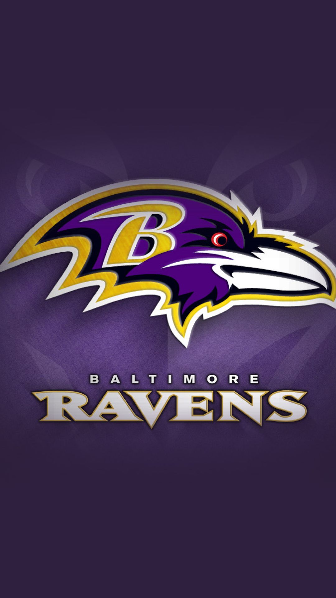 Baltimore Ravens Logo Phone Wallpaper