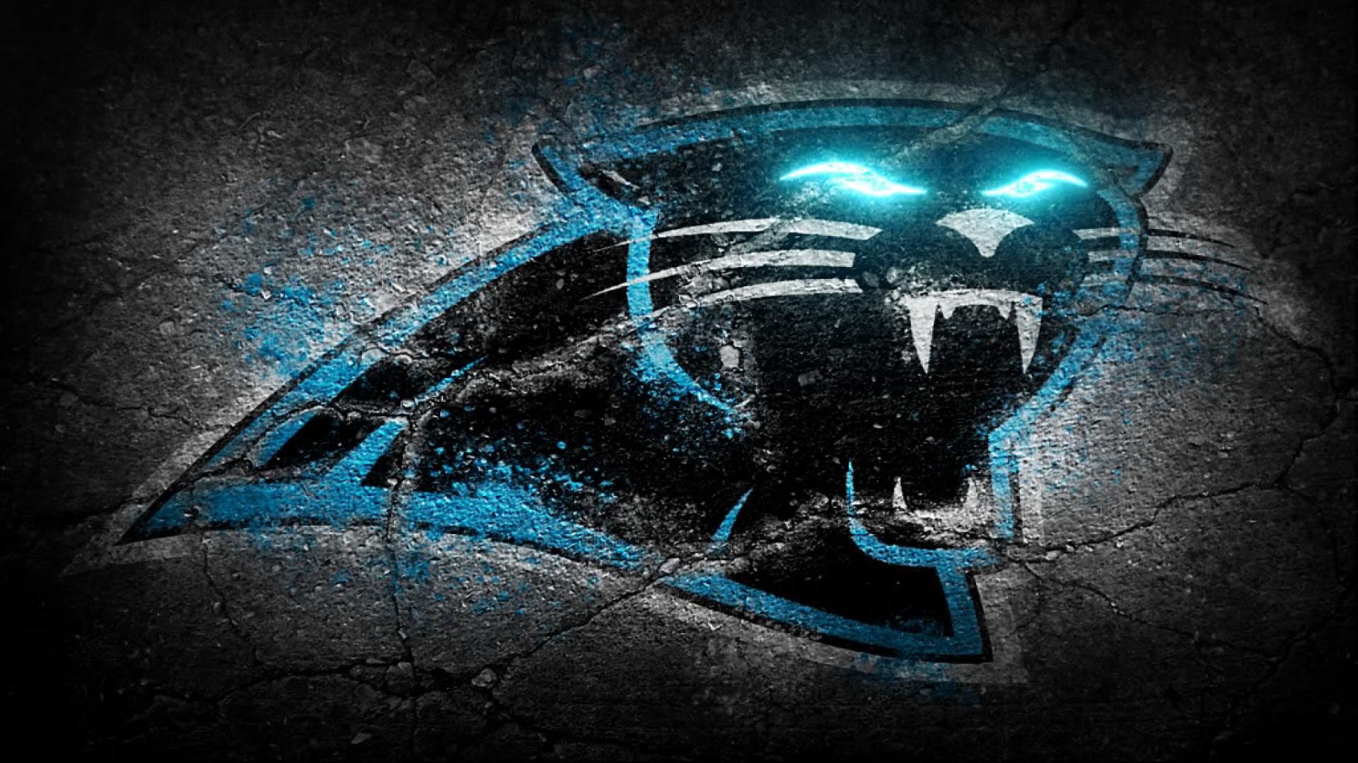 The Carolina Panthers Logo On A Black Background, Carolina Panthers  Pictures Background Image And Wallpaper for Free Download