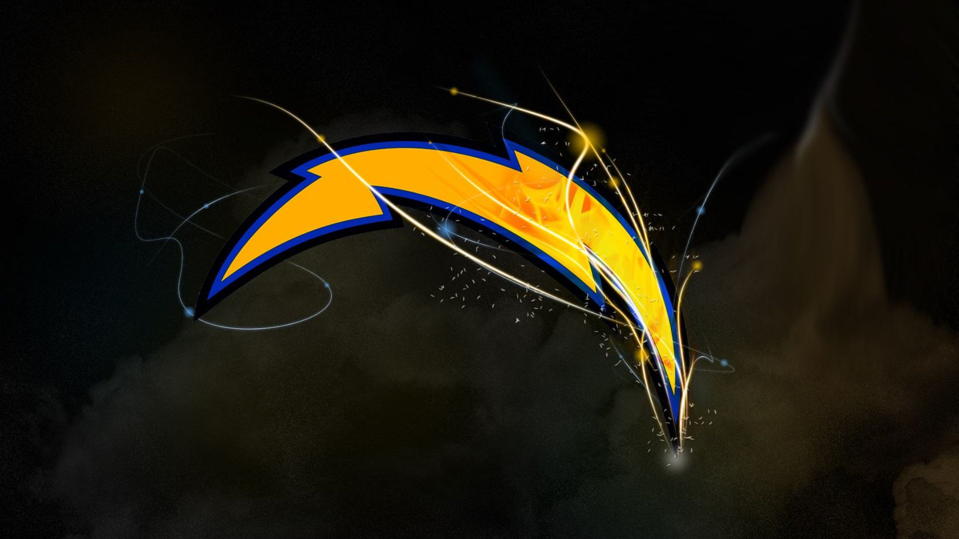 Los Angeles Chargers Logo iMac Wallpaper