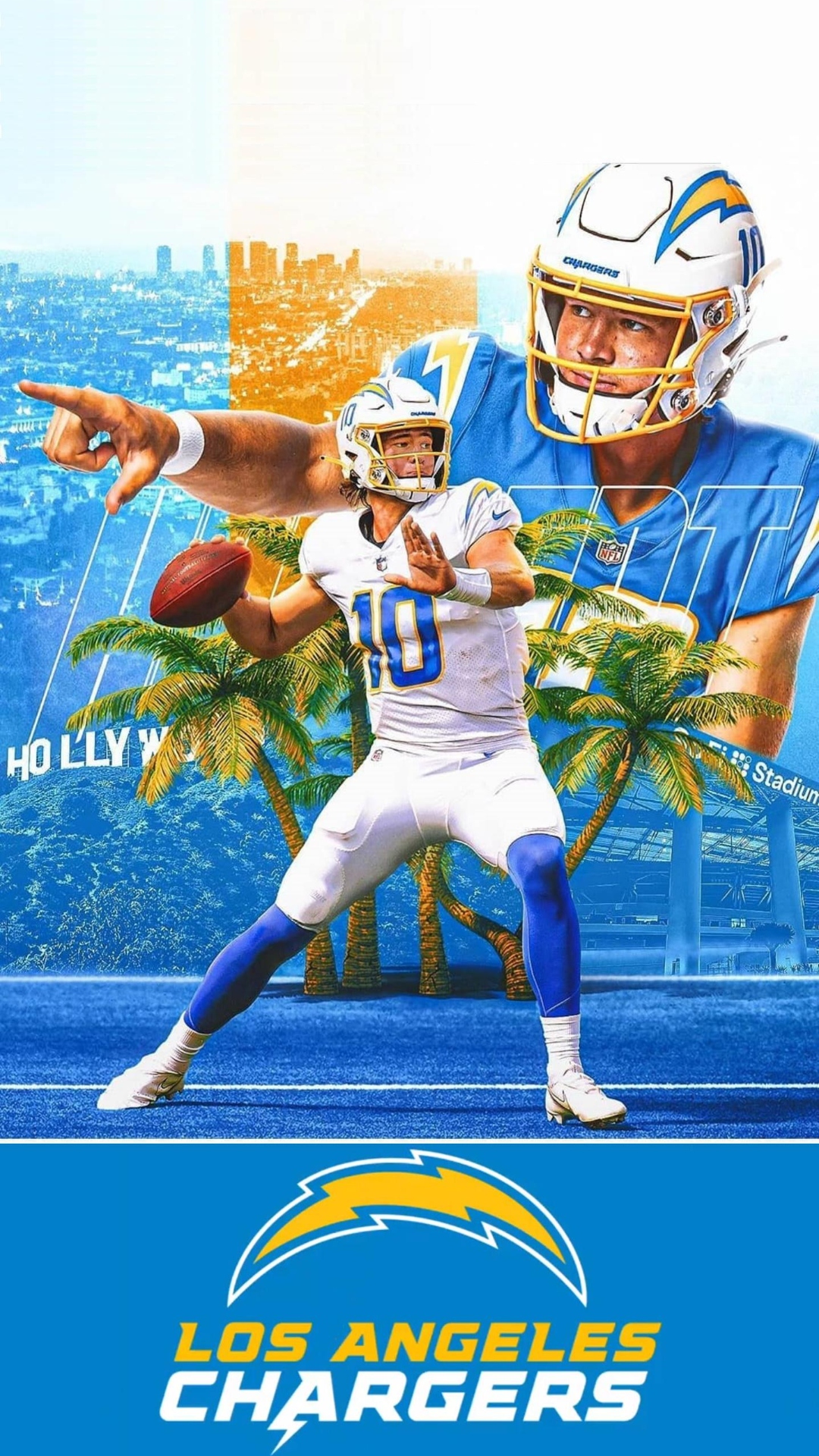 Los Angeles Chargers Phone Wallpaper