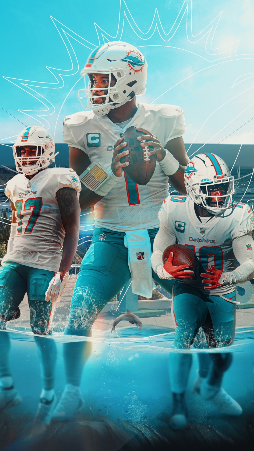miami dolphins wallpaper phone