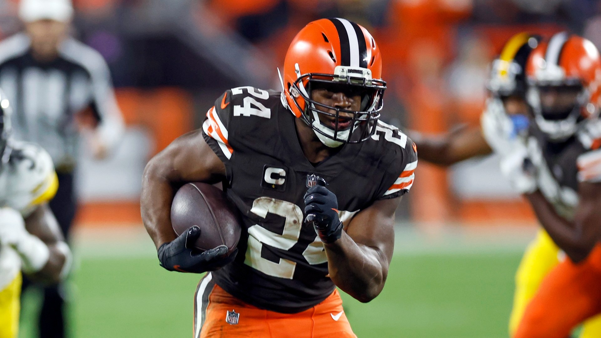 nick chubb wallpaper cleveland browns