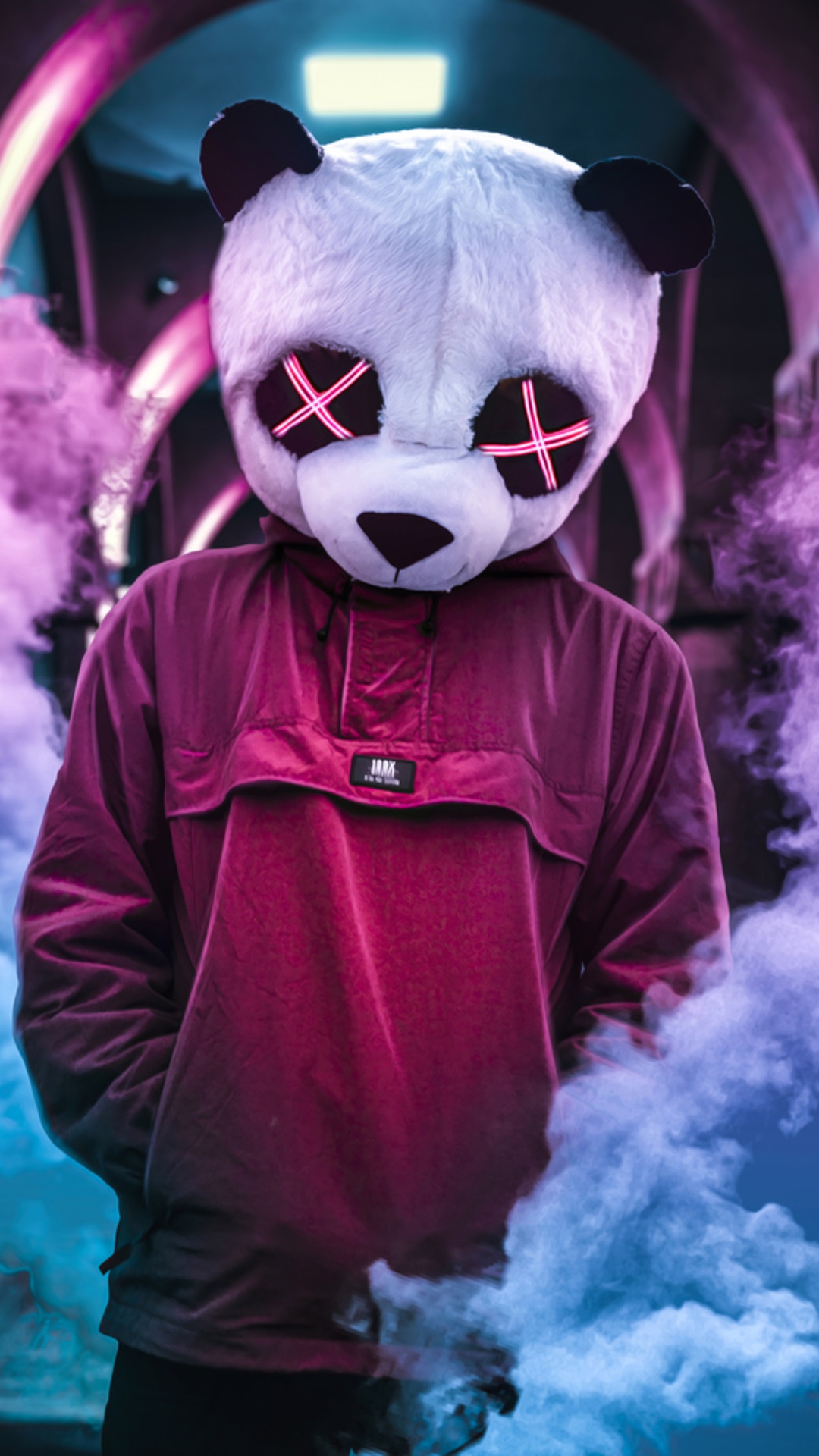 Panda Mask Background