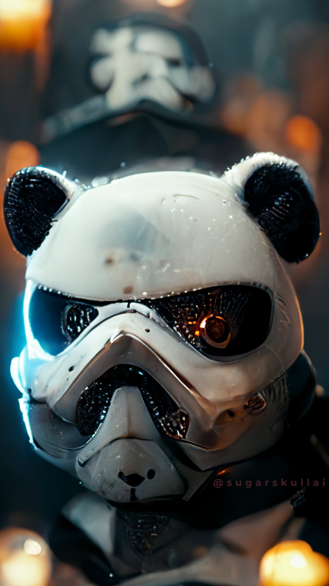 Panda Mask Wallpaper HD