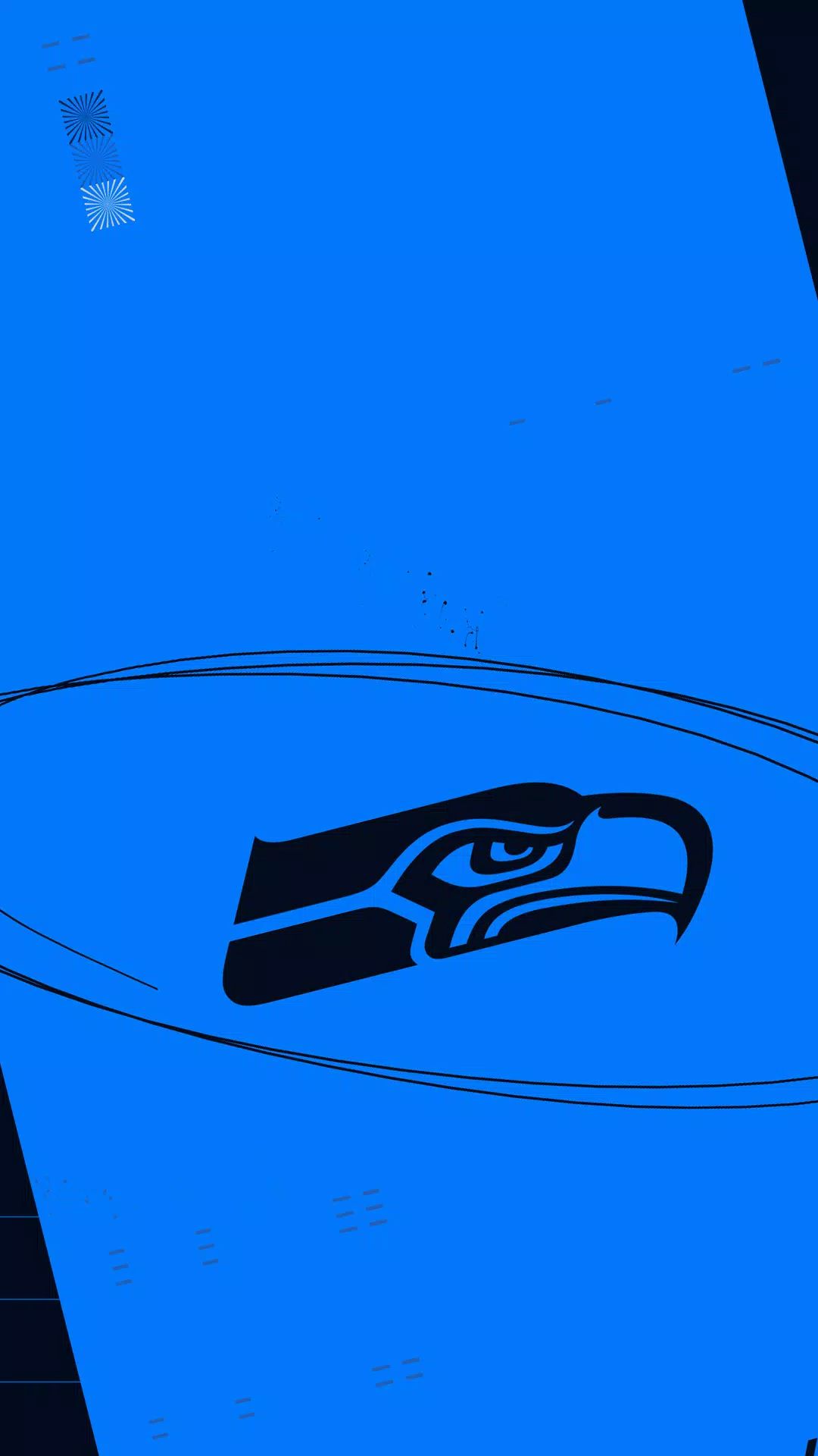 Download The Powerful Seattle Seahawks Logo in Black Aesthetic Mode  Wallpaper