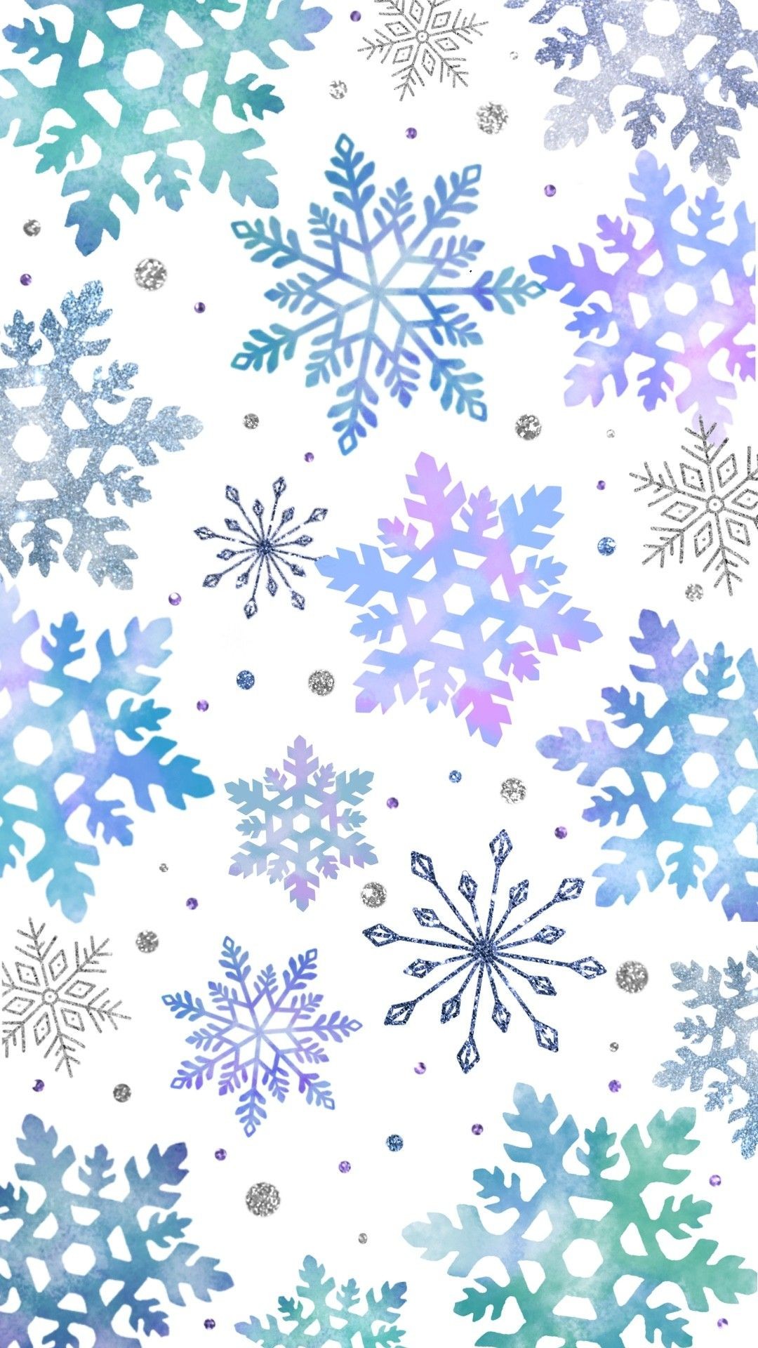Snowflakes Phone Wallpaper