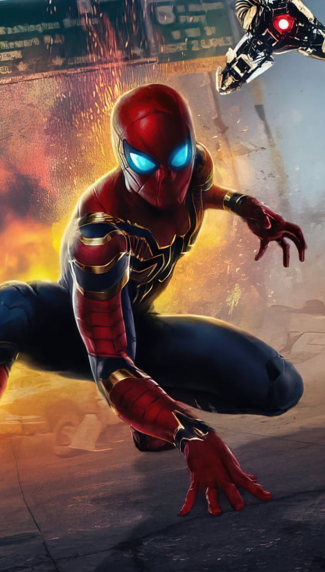 Spider Man Avengers Mobile Wallpaper