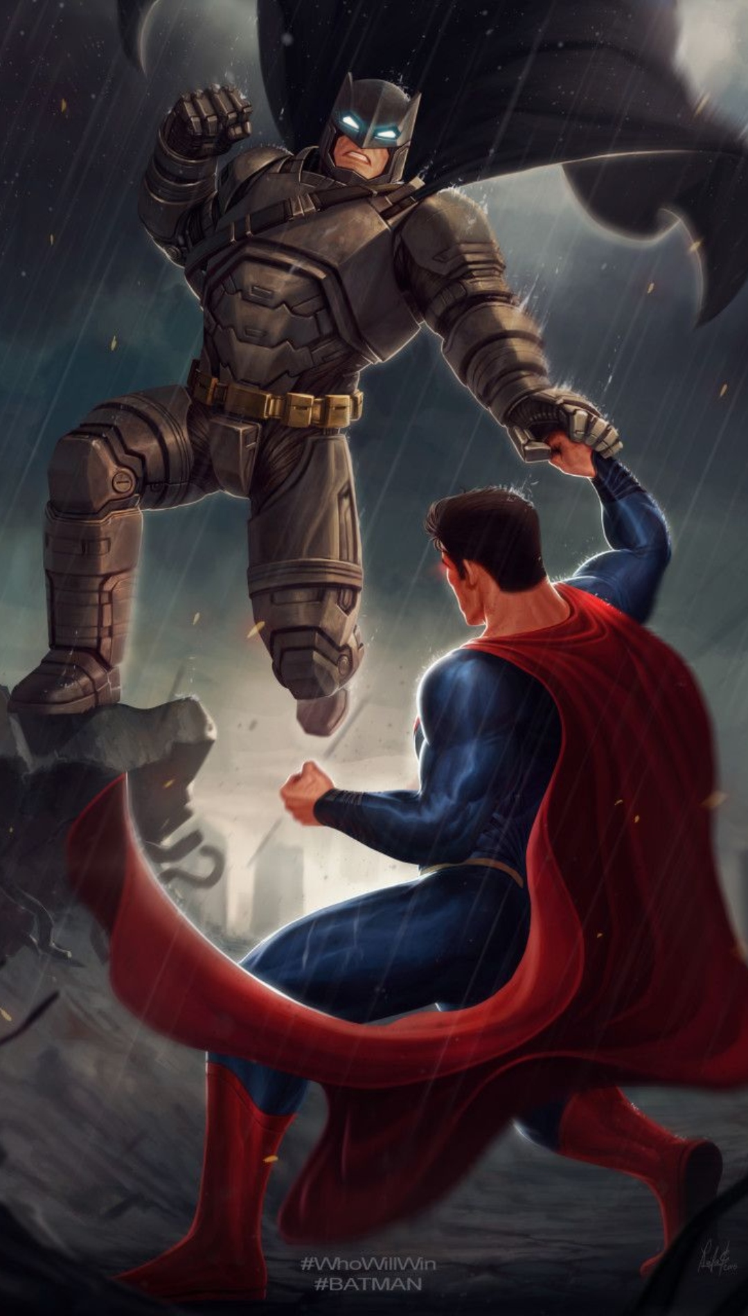 Superman vs Batman Android Wallpaper